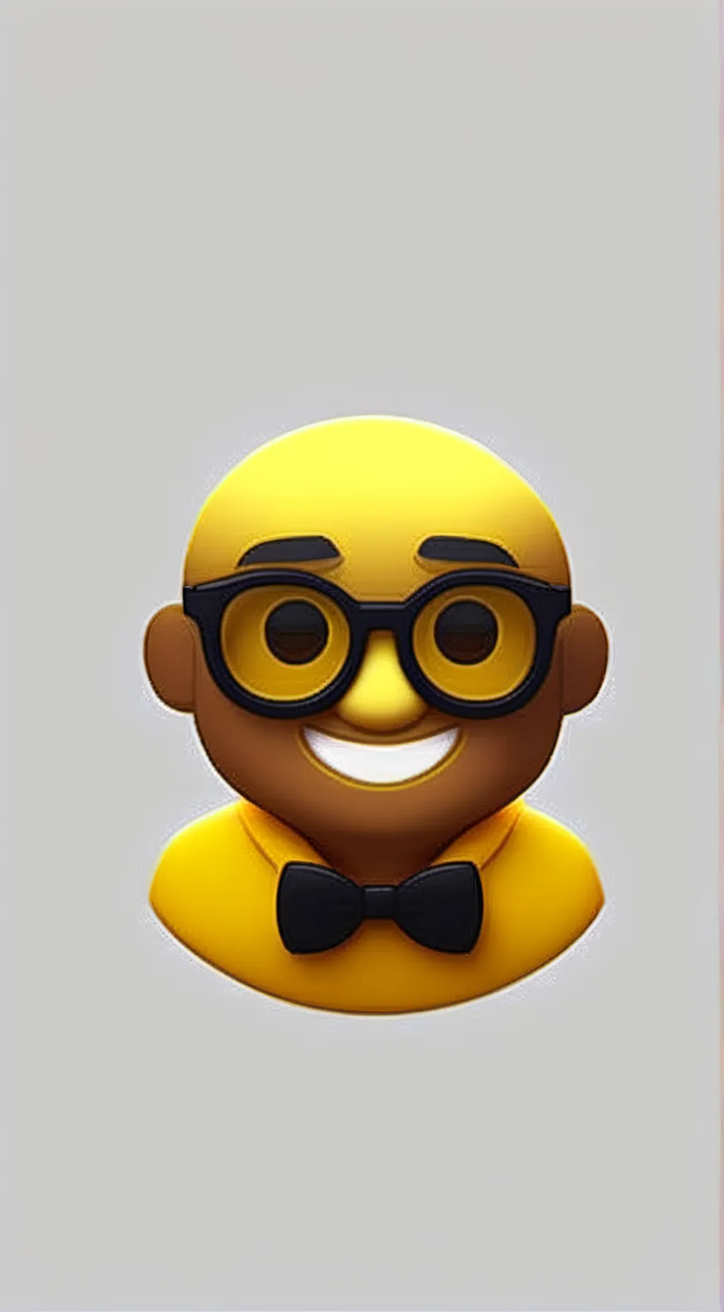 ai character: Nerd Emoji background