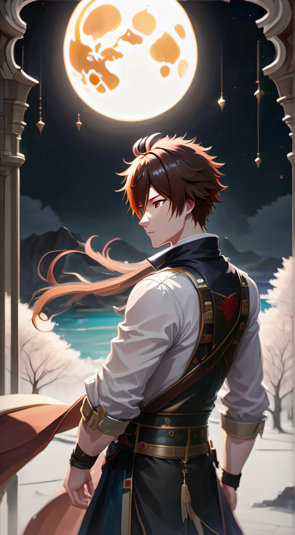 ai character: wolf background