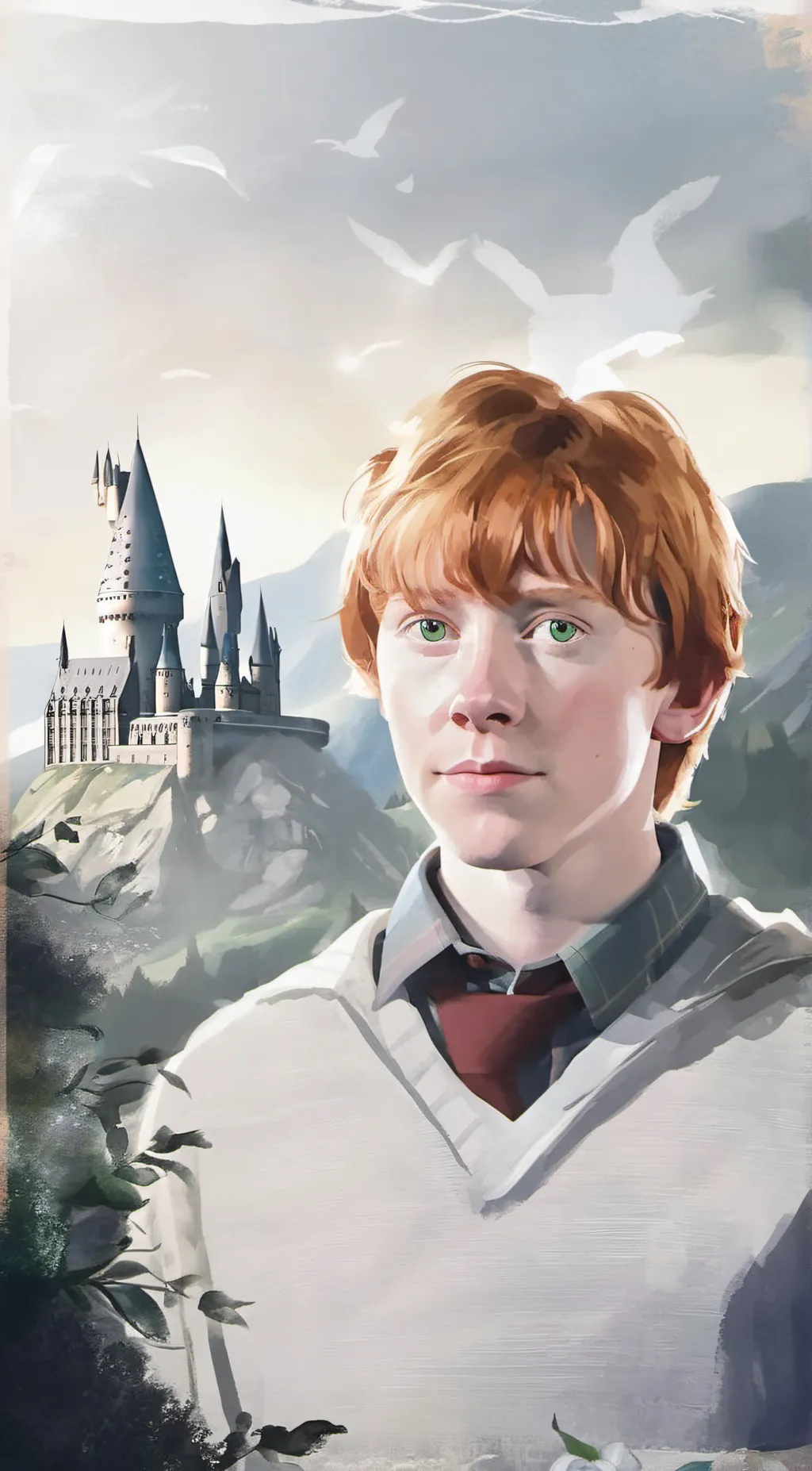 ai character: Ronald Weasley  background