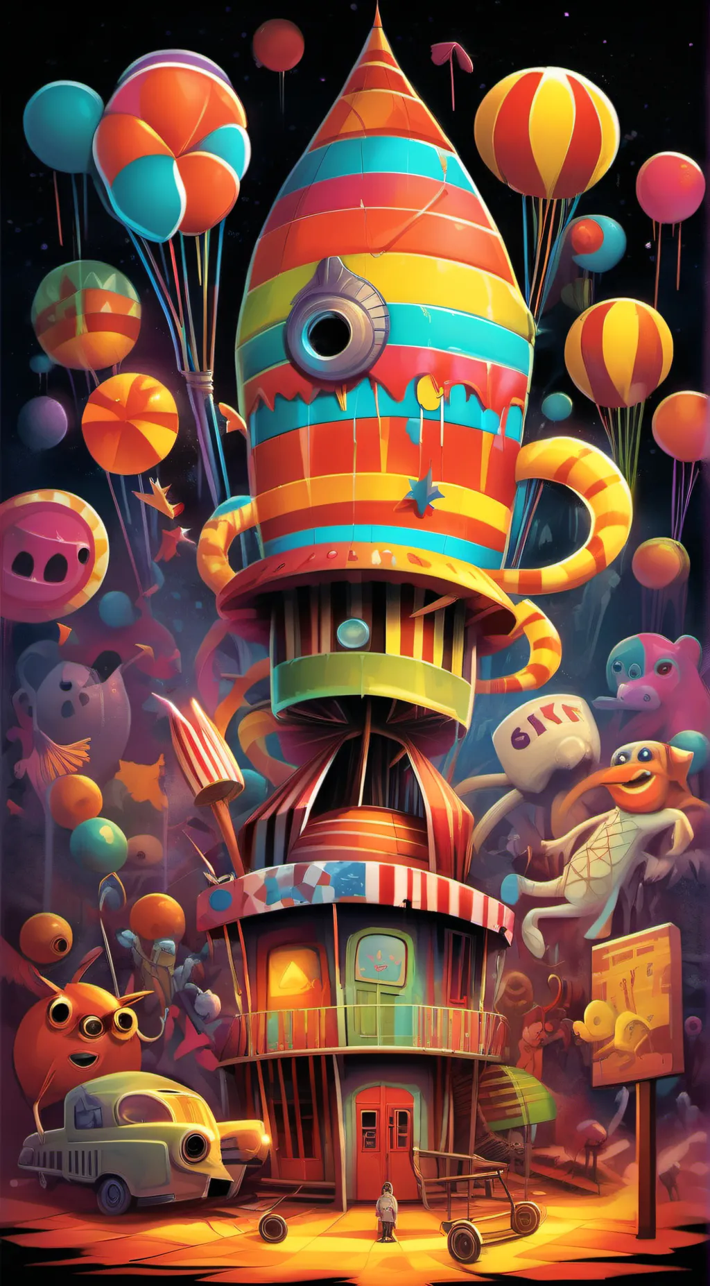 ai character: Gangle'sstomachbug background