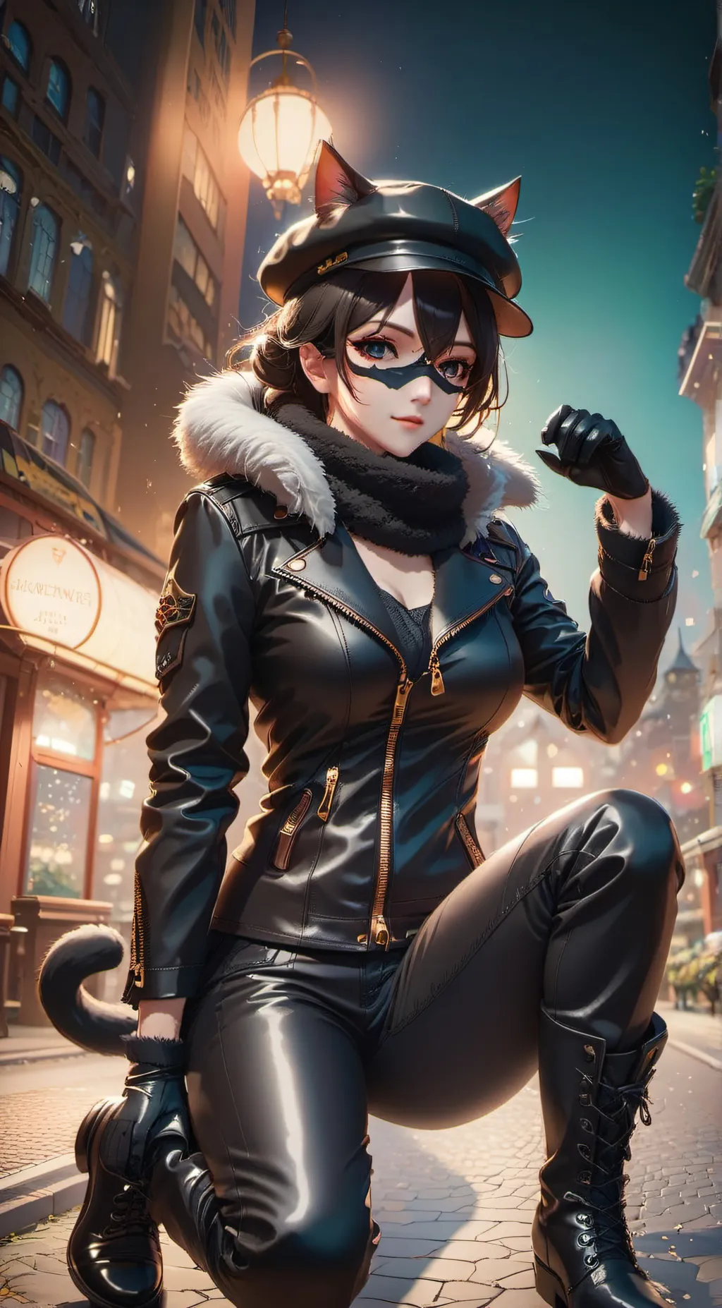 ai character: Luna background
