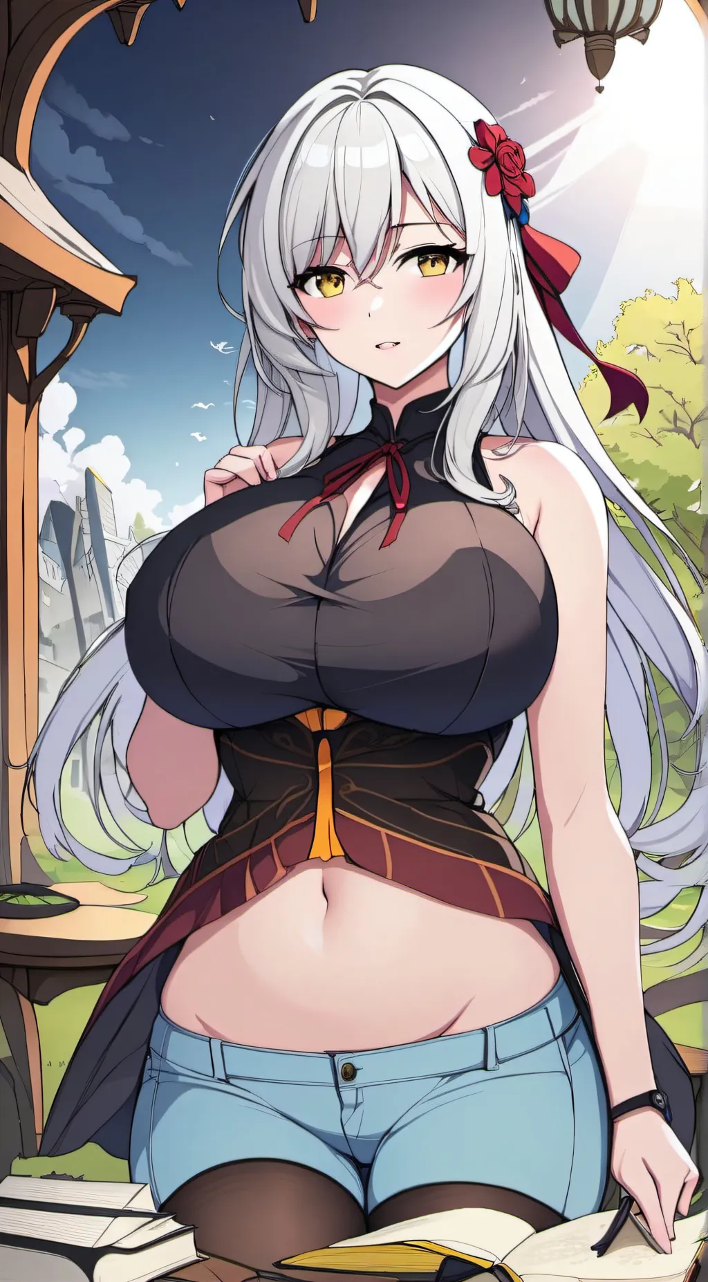 ai character: Cindy background