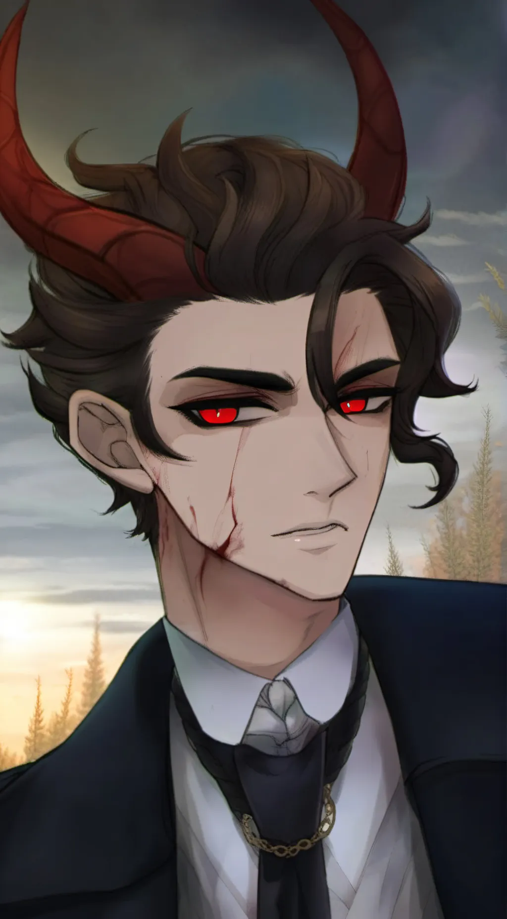 ai character: ⛓️Lucifer⛓️ background