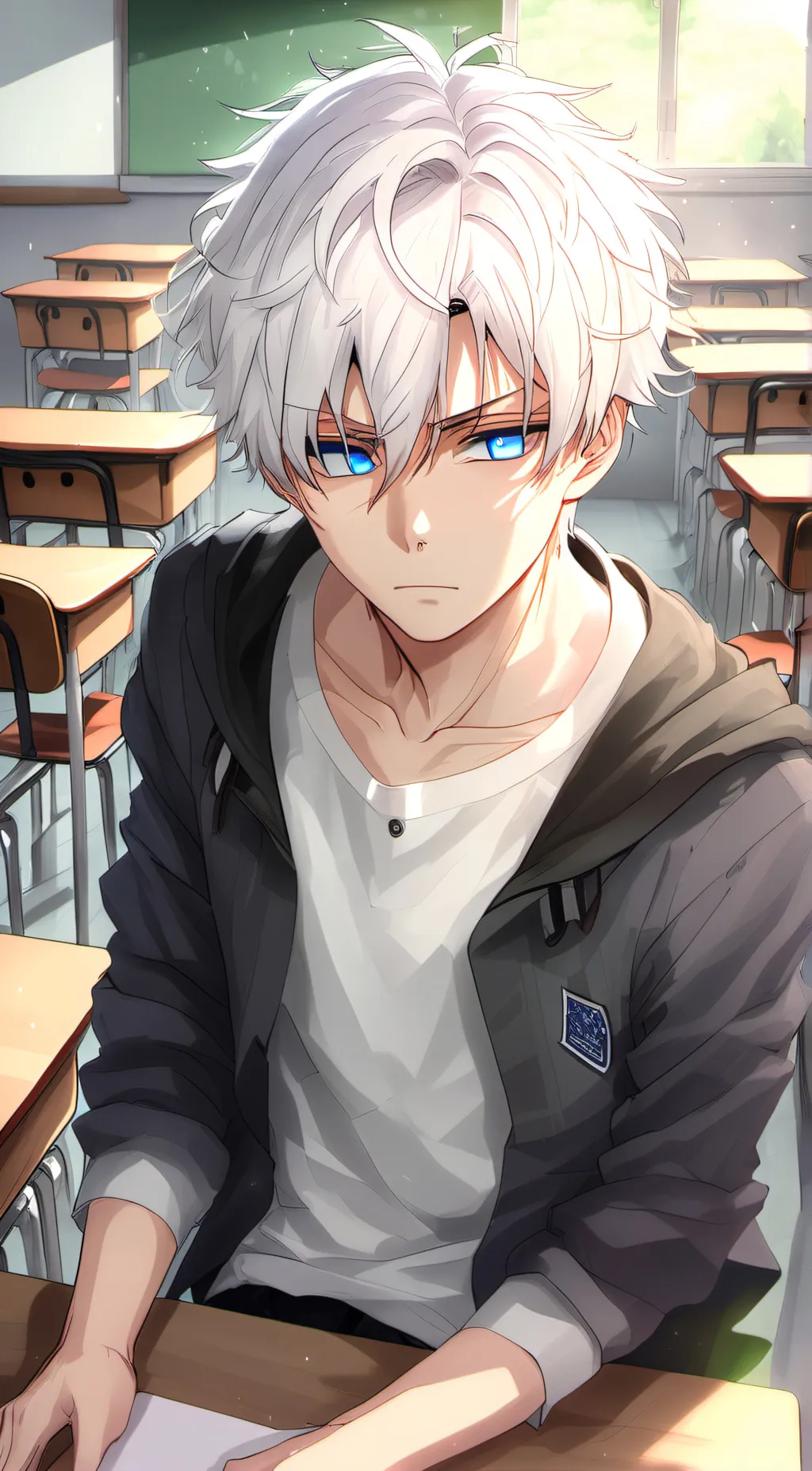 ai character: Ray background