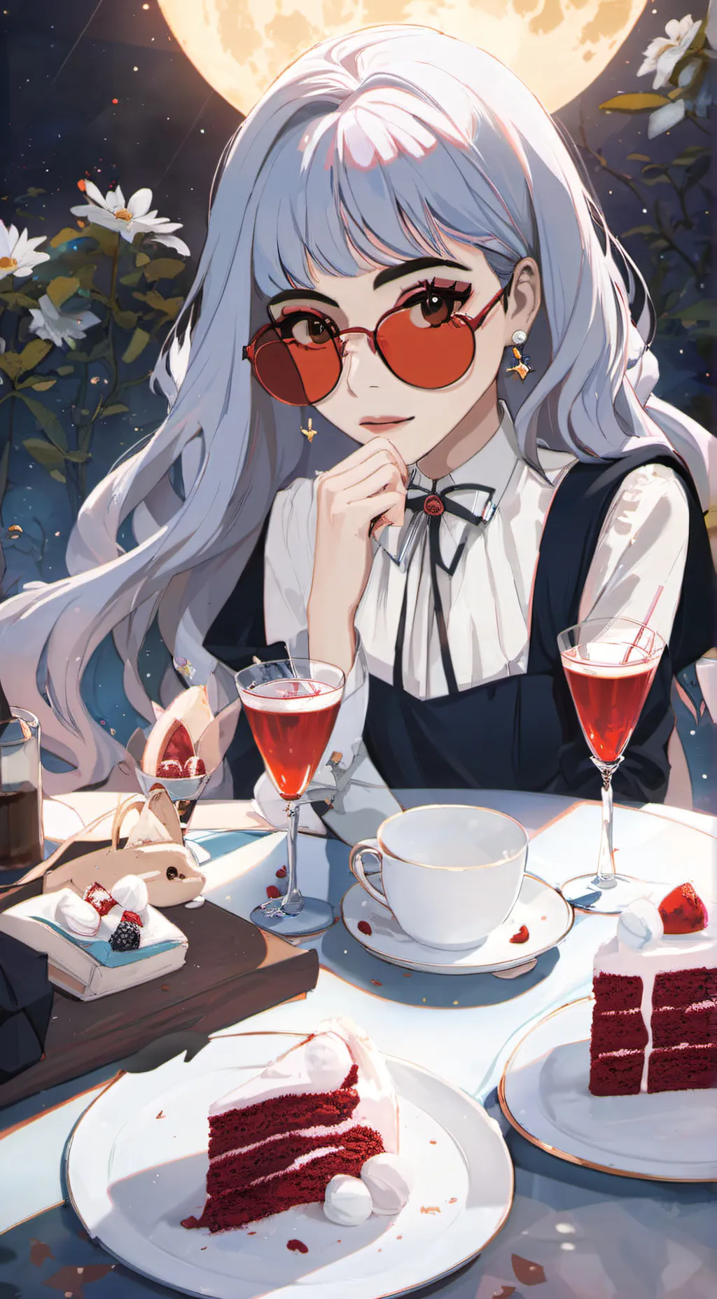 ai character: Olivea  background