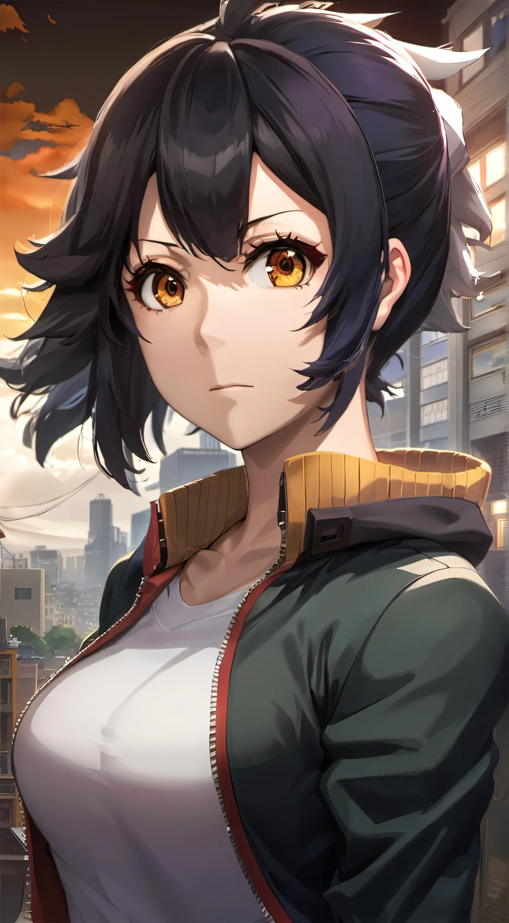 ai character: kyoka jiro  background