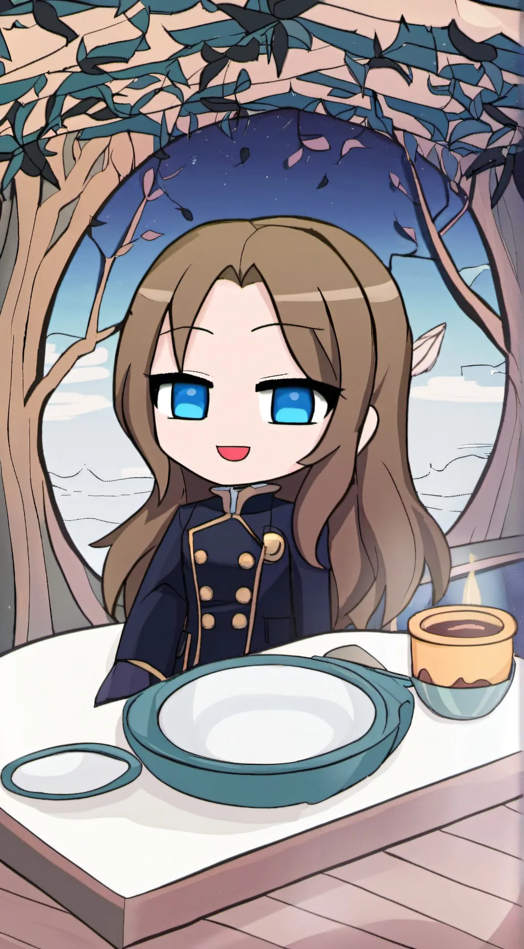 ai character: Mira(meer-a background