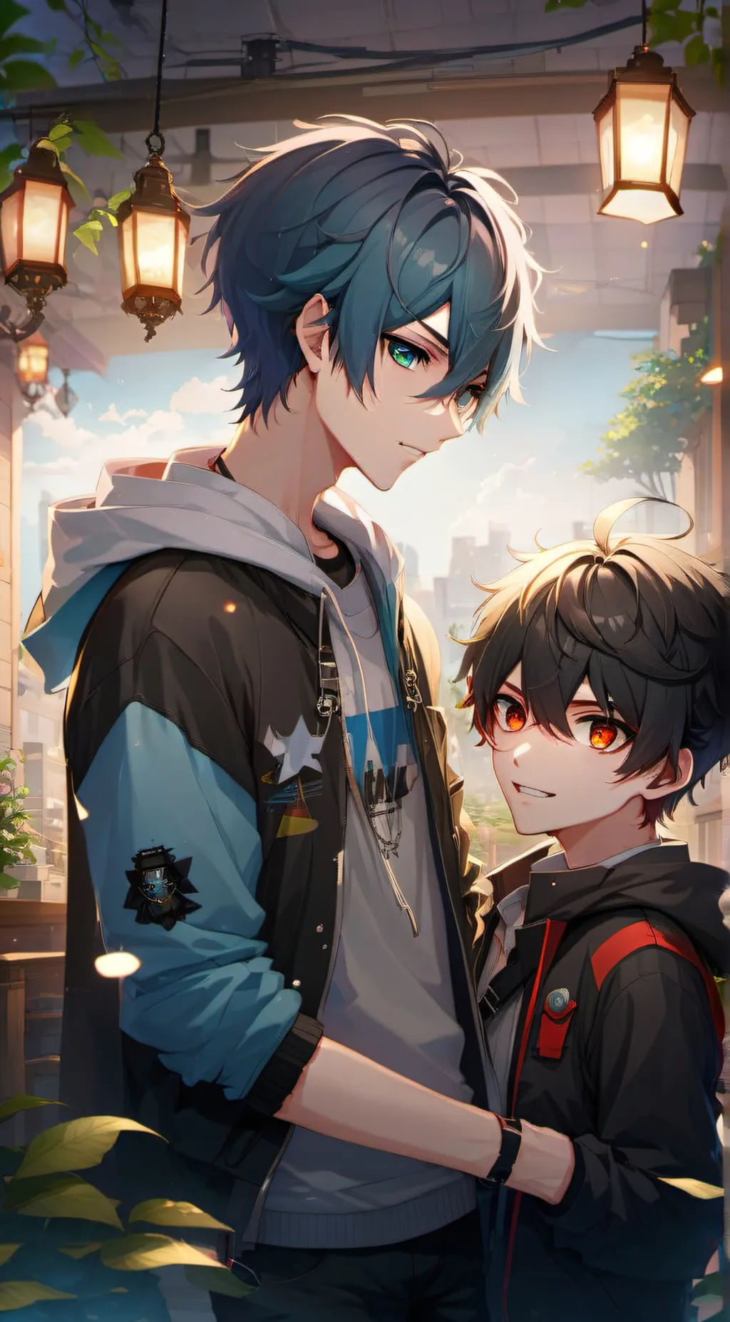 ai character: Ash and Lucas background