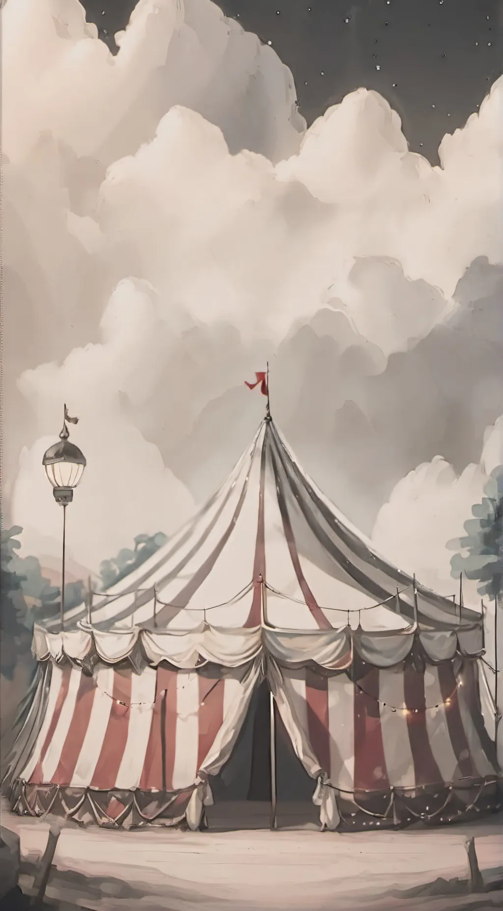 ai character: Digital circus 🎡 background