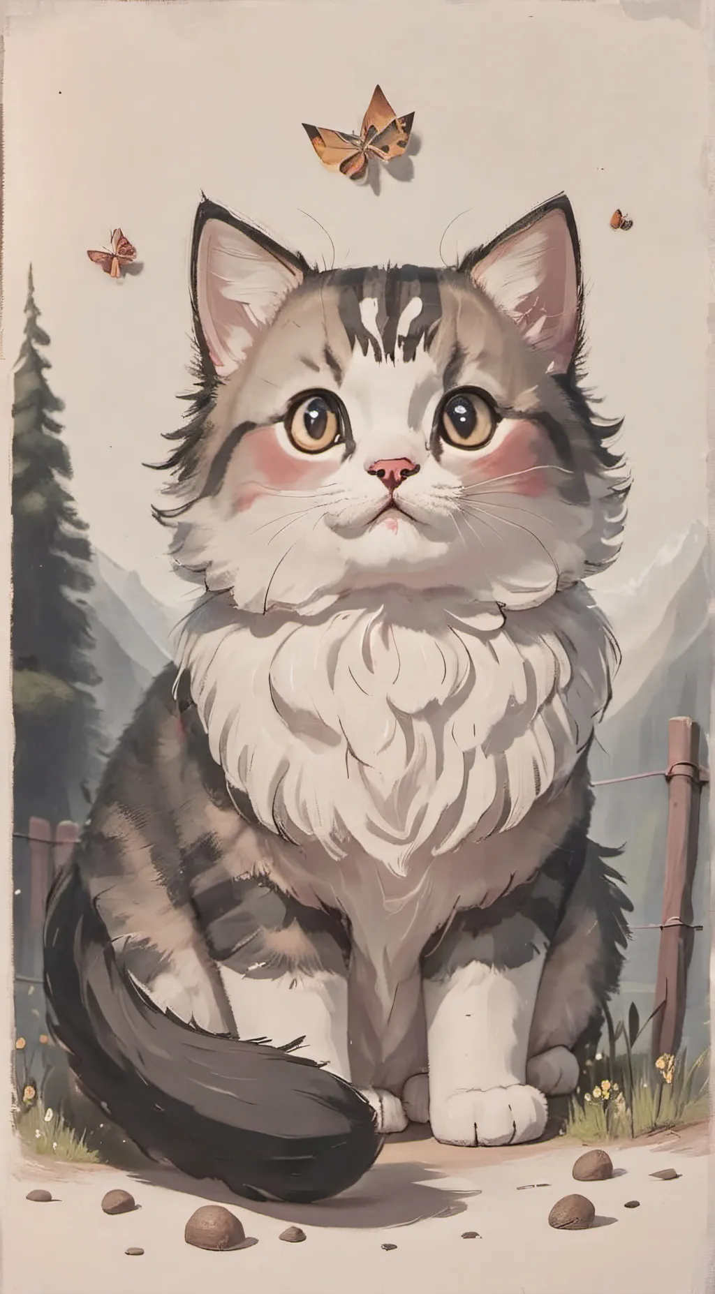 ai character: Luna background