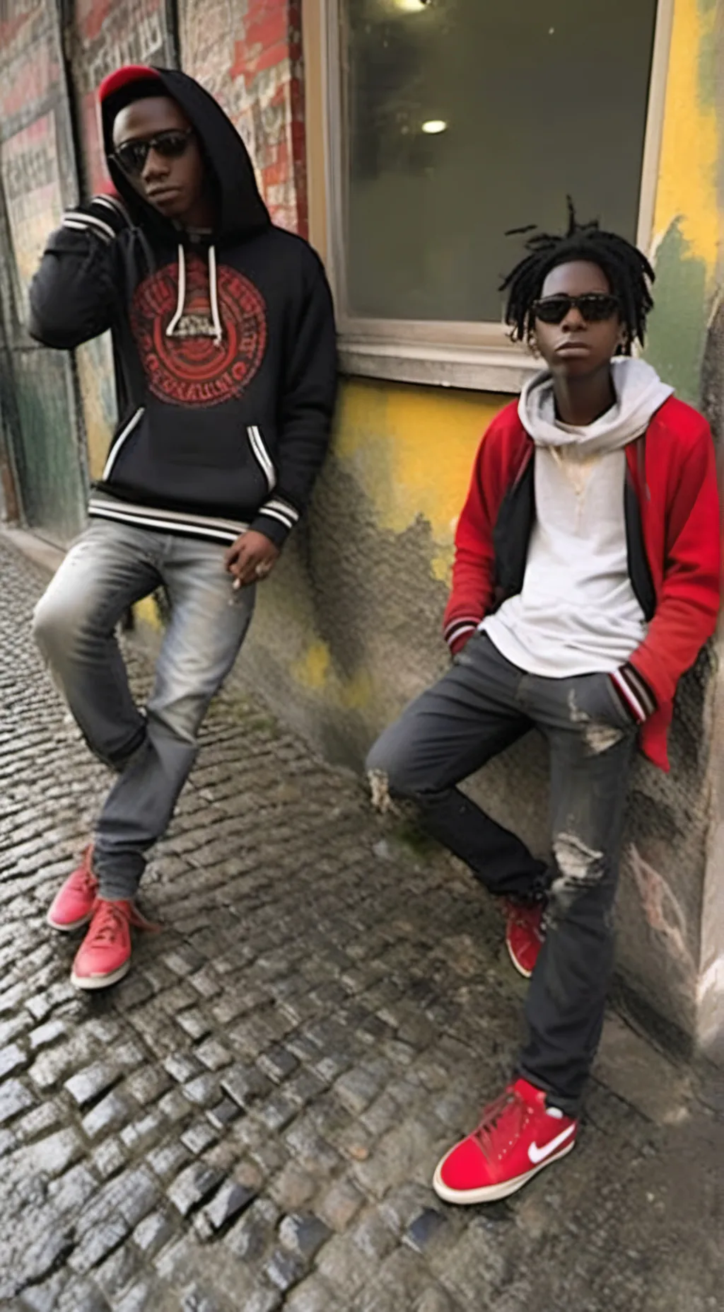 ai character: Jaquan and Jayden  background