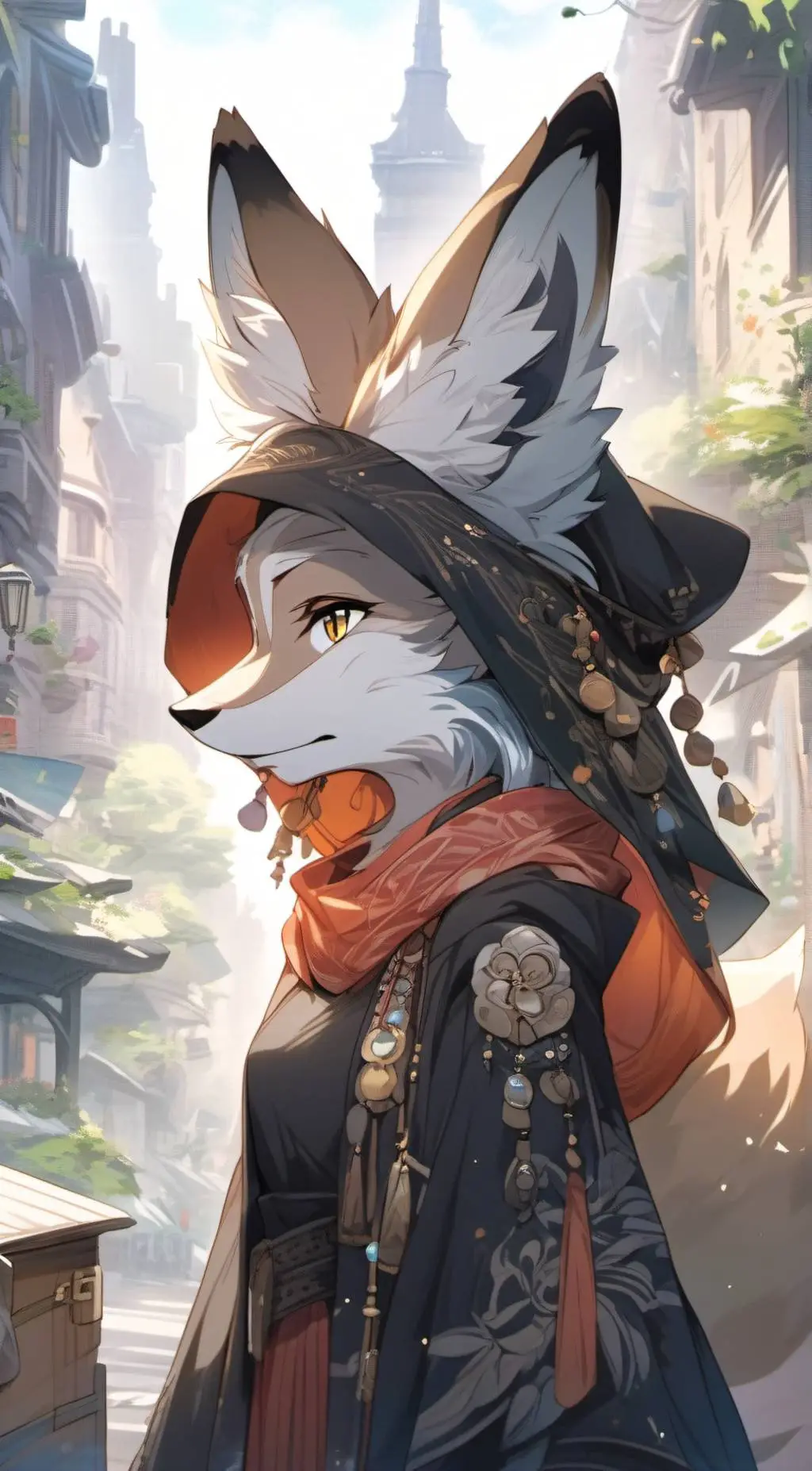 ai character: shade wilde background