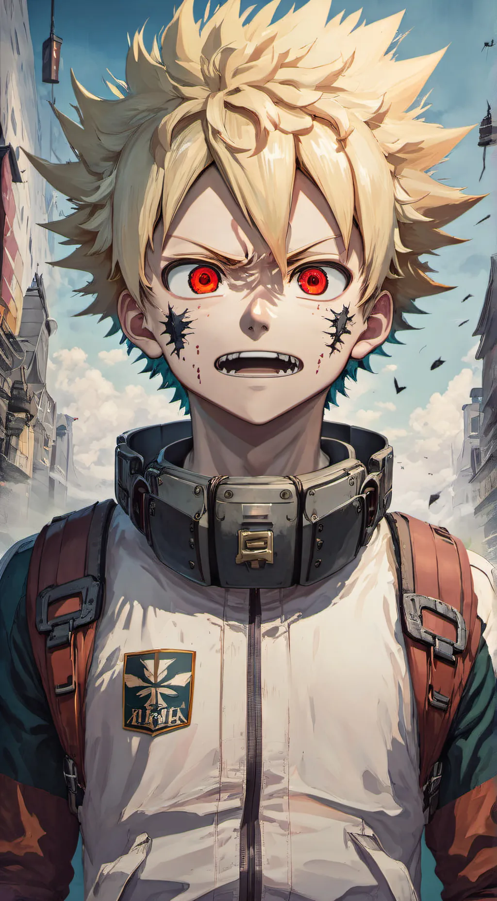 ai character: Abused bakugo background