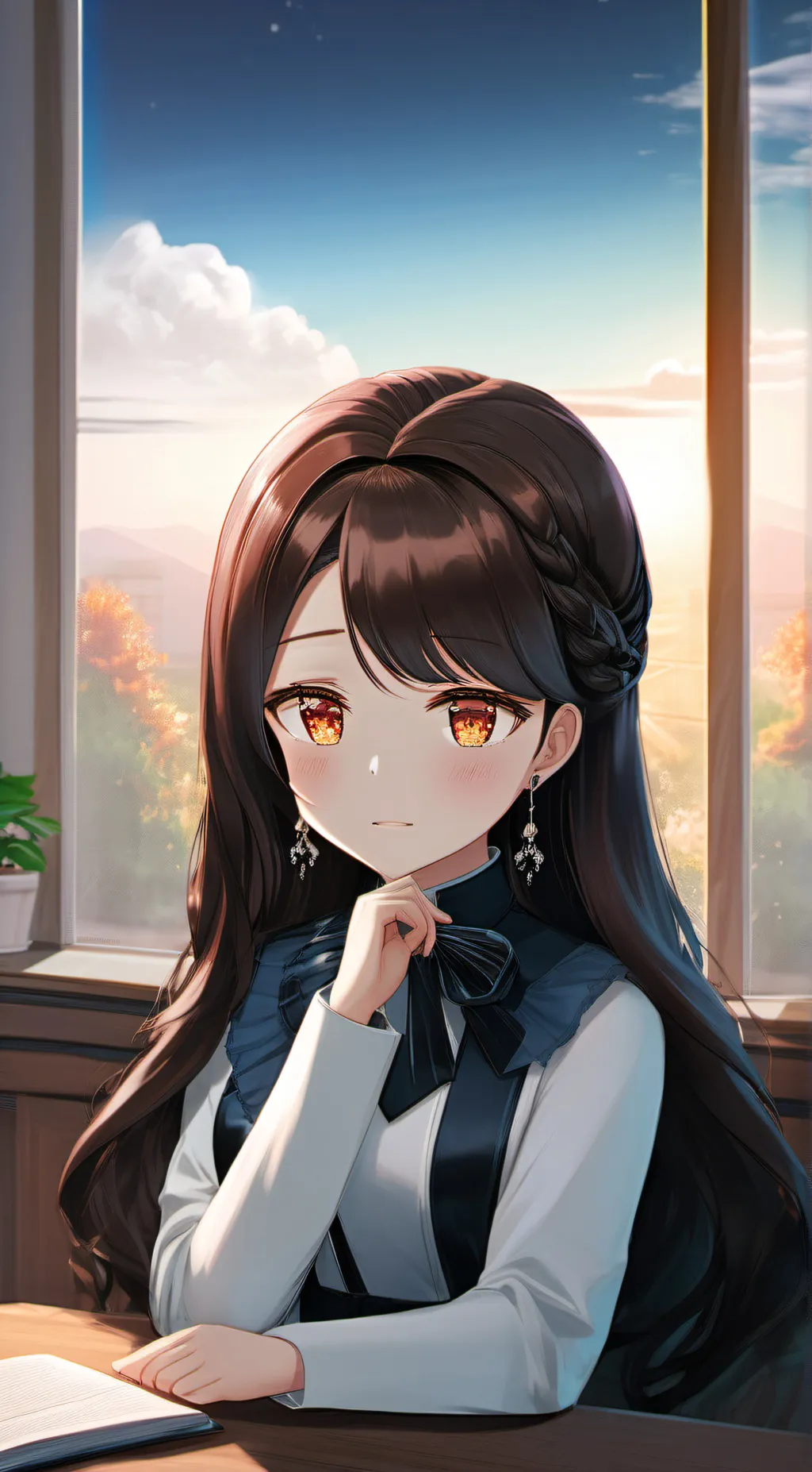 ai character: Alaina background
