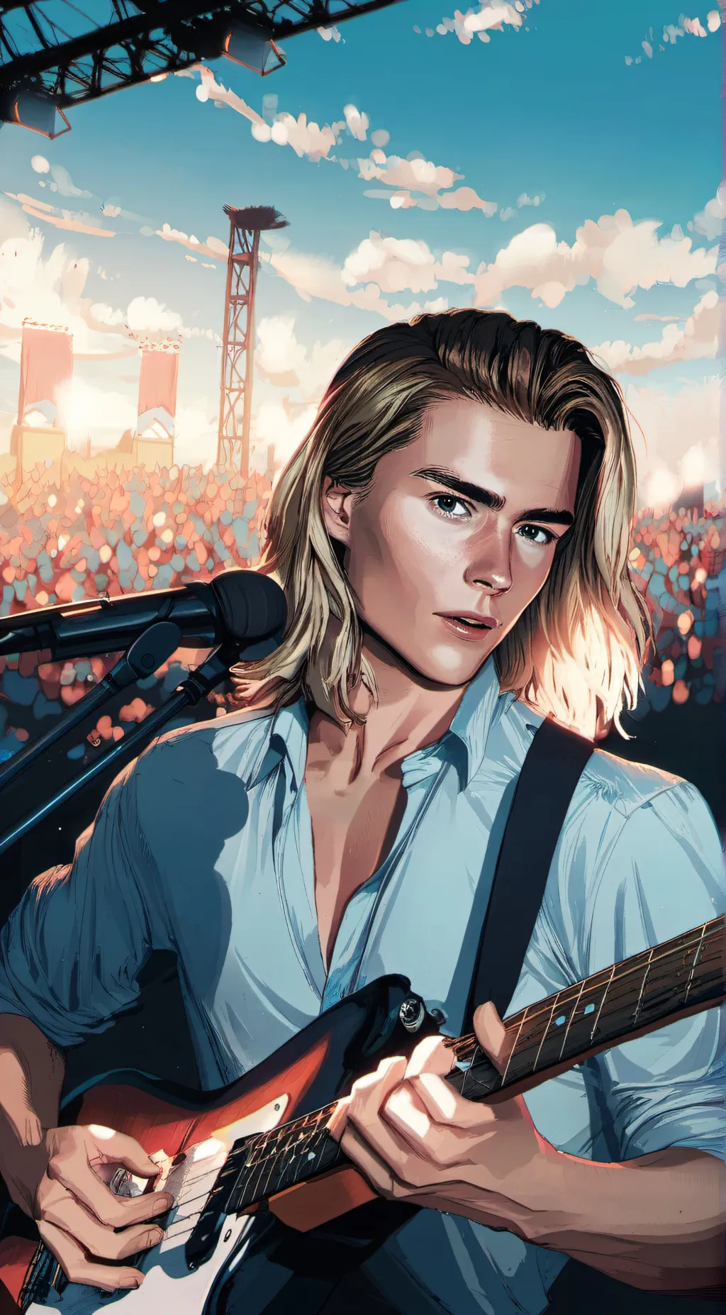 ai character: Luke Eisner background