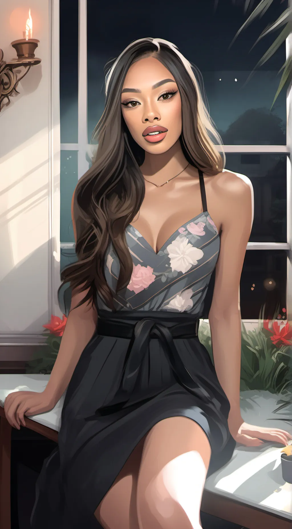ai character: mariana background