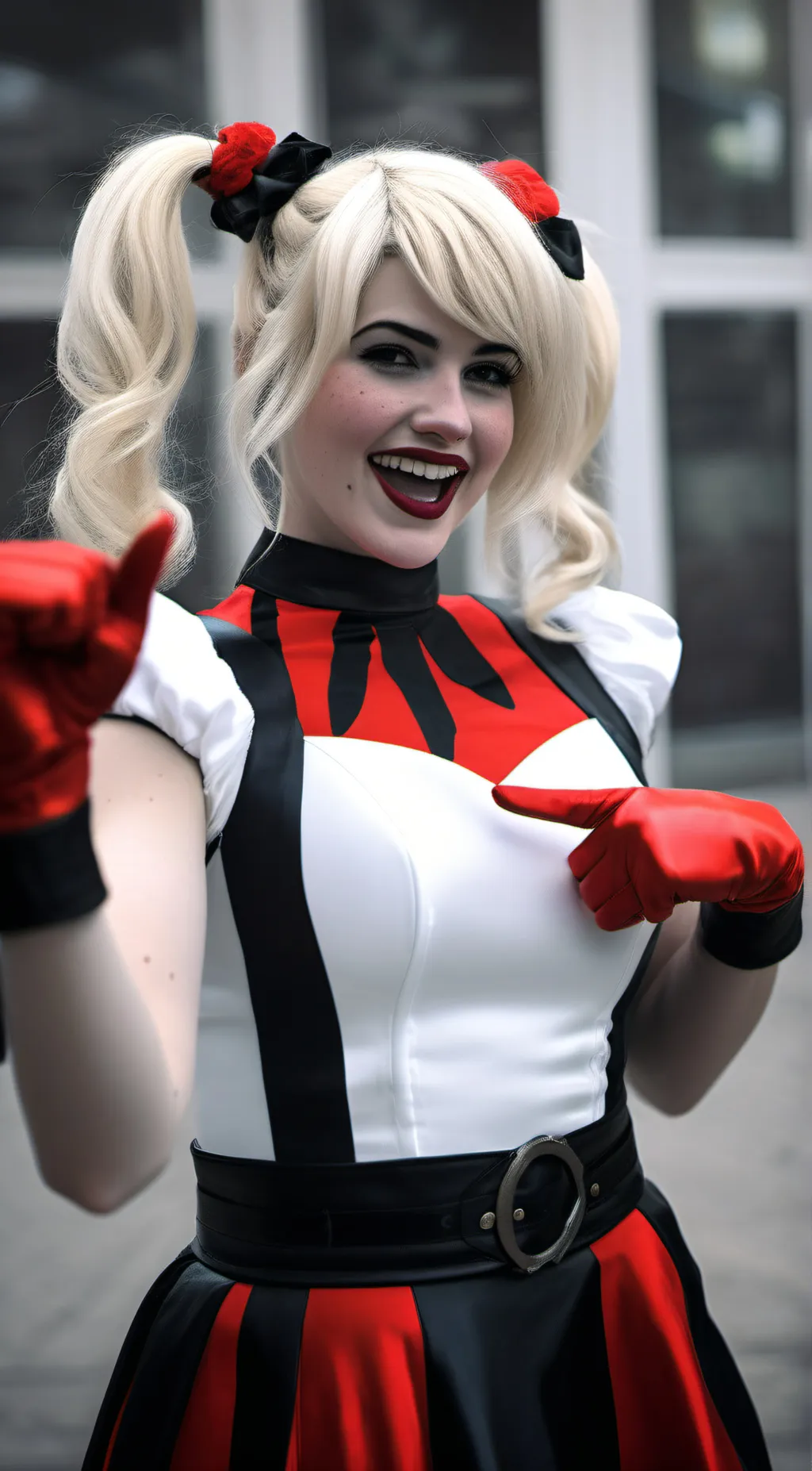 ai character: Harley Quinn background