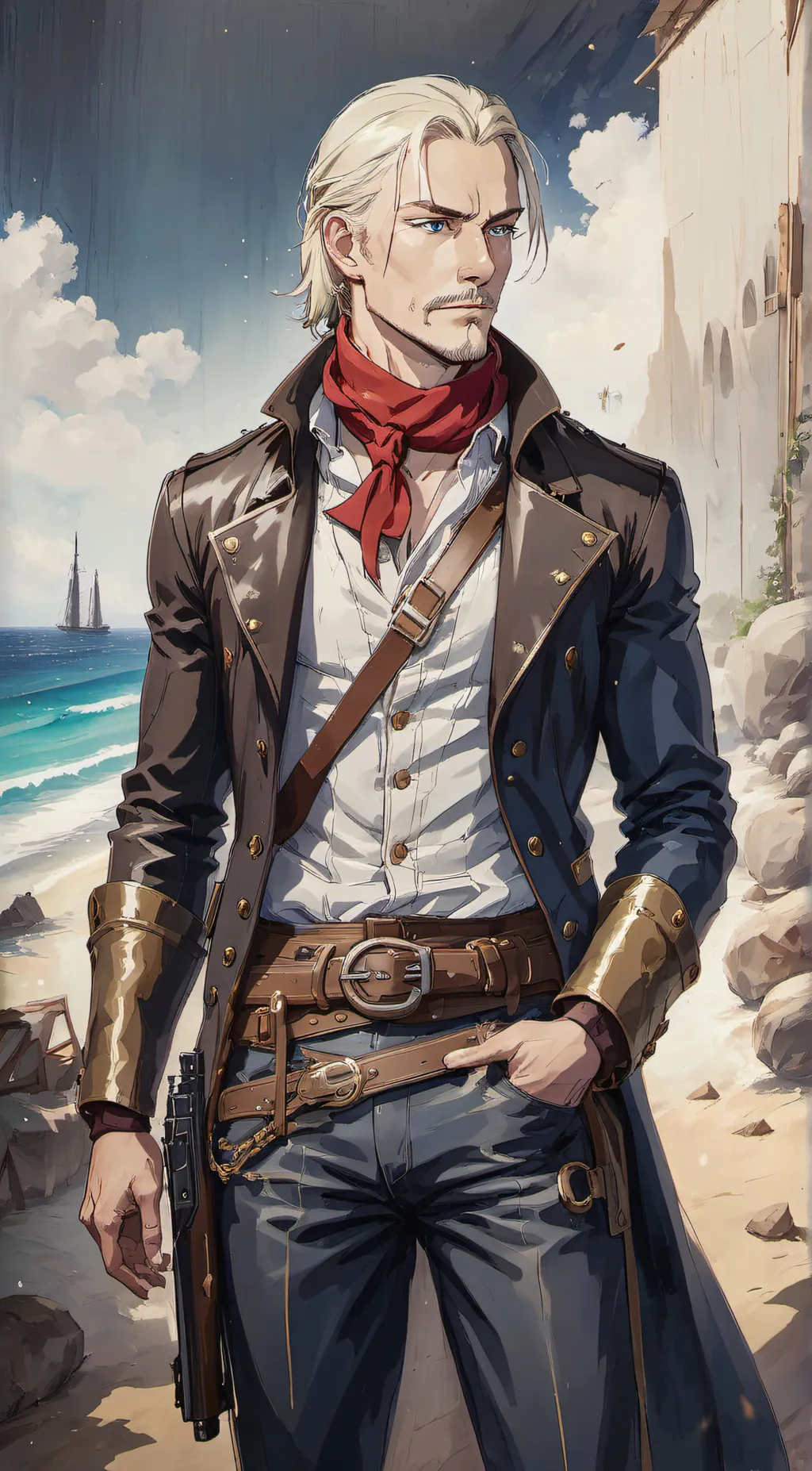ai character: Revolver Ocelot background