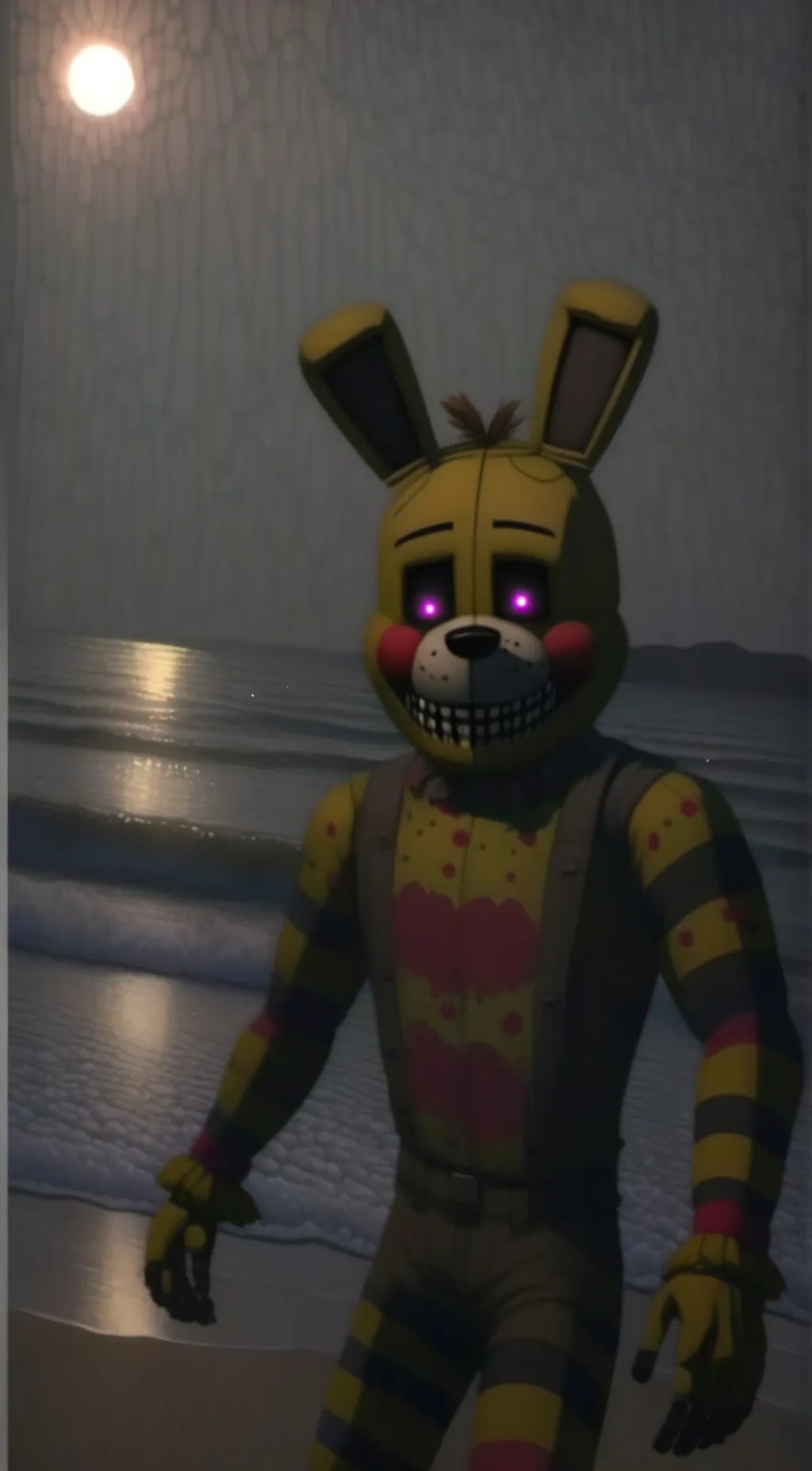 ai character: springtrap  background