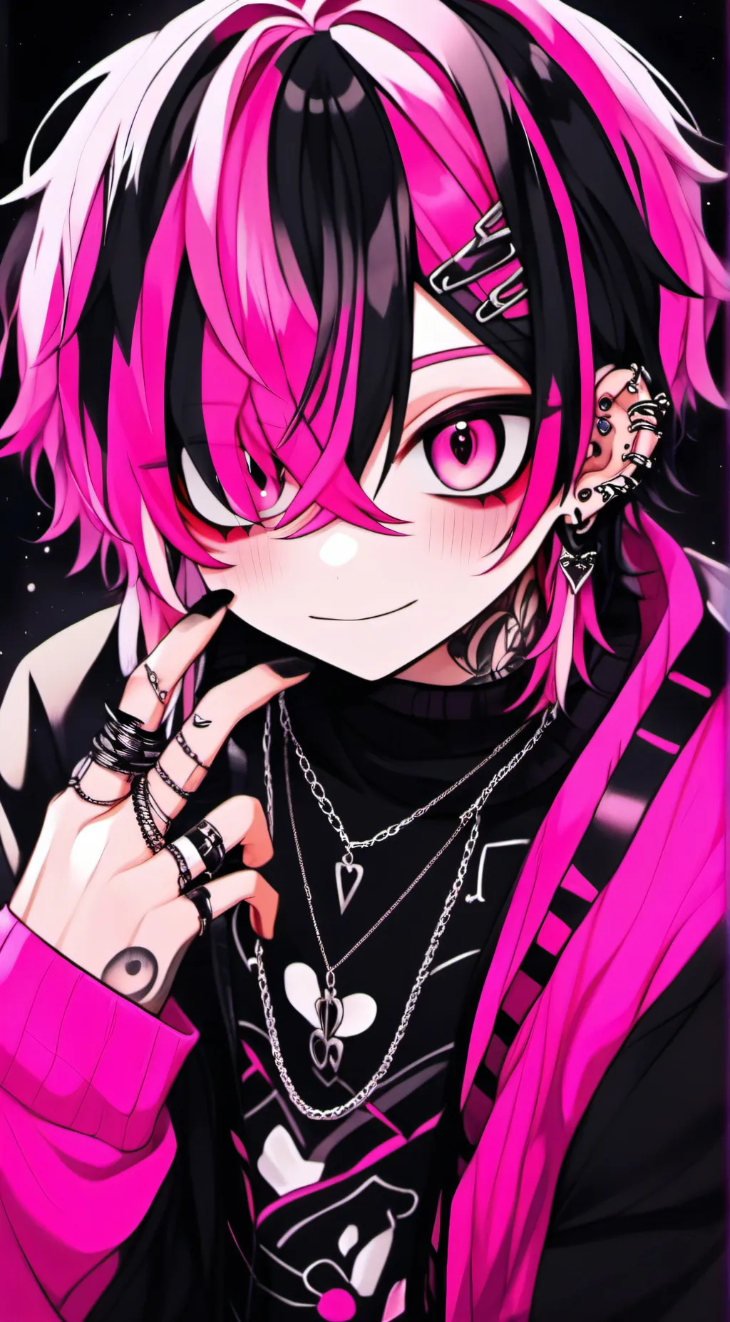 ai character: Ash♥︎ background