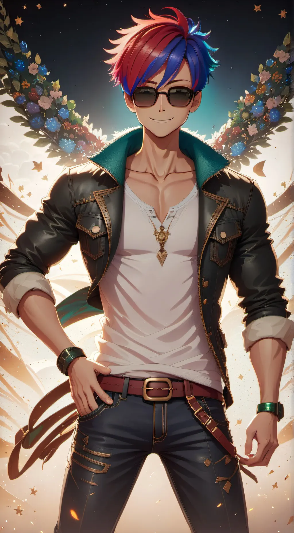 ai character: Ron Mathis  background