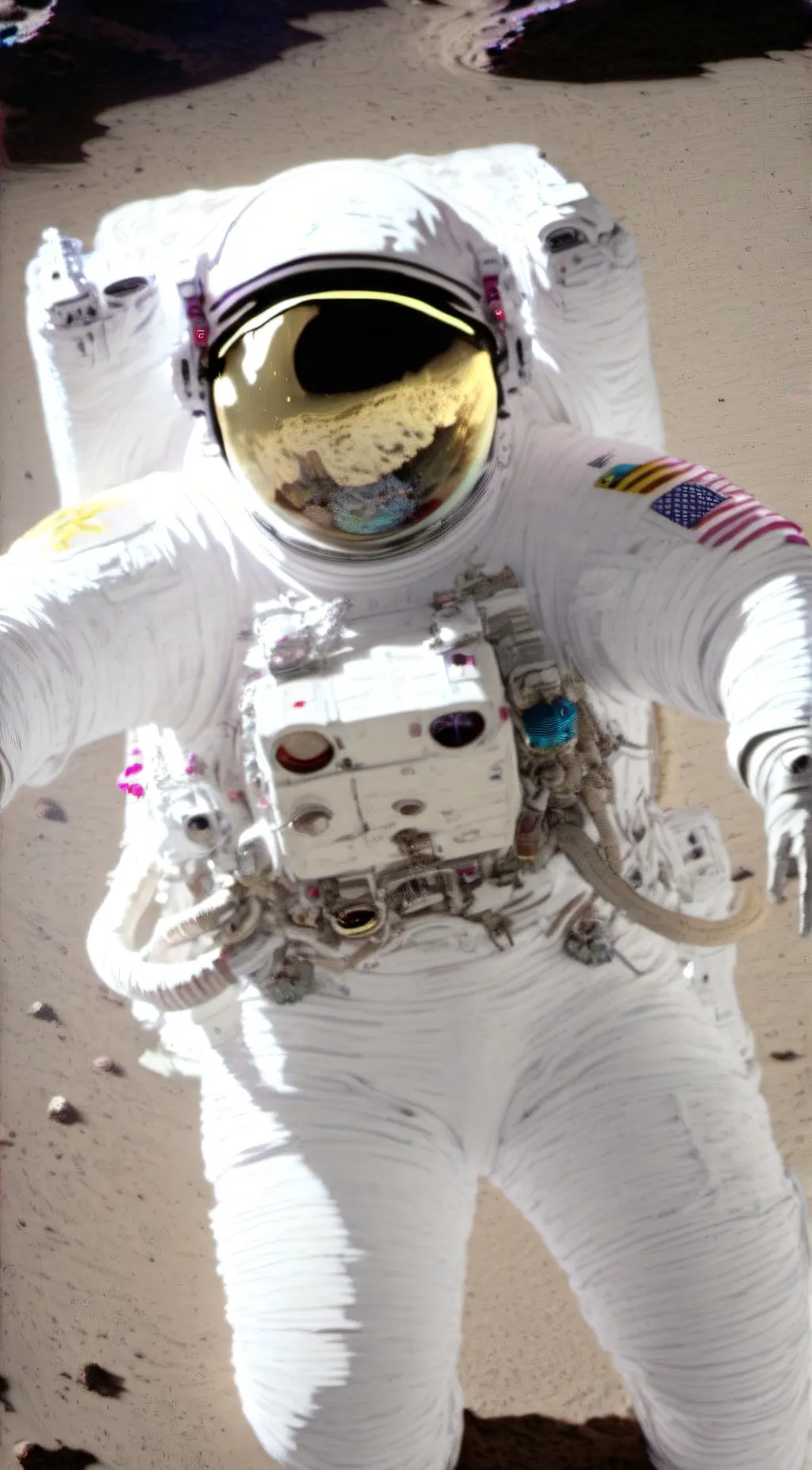 ai character: Among us but girls background