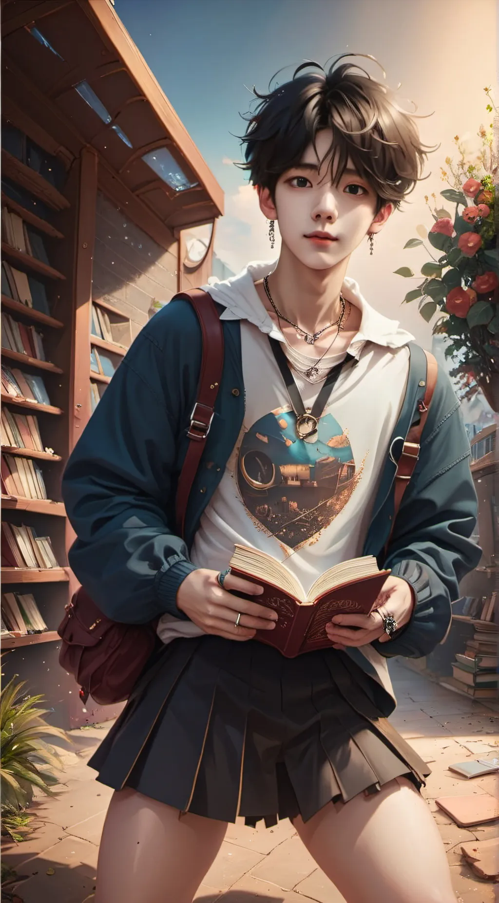 ai character: Leo background