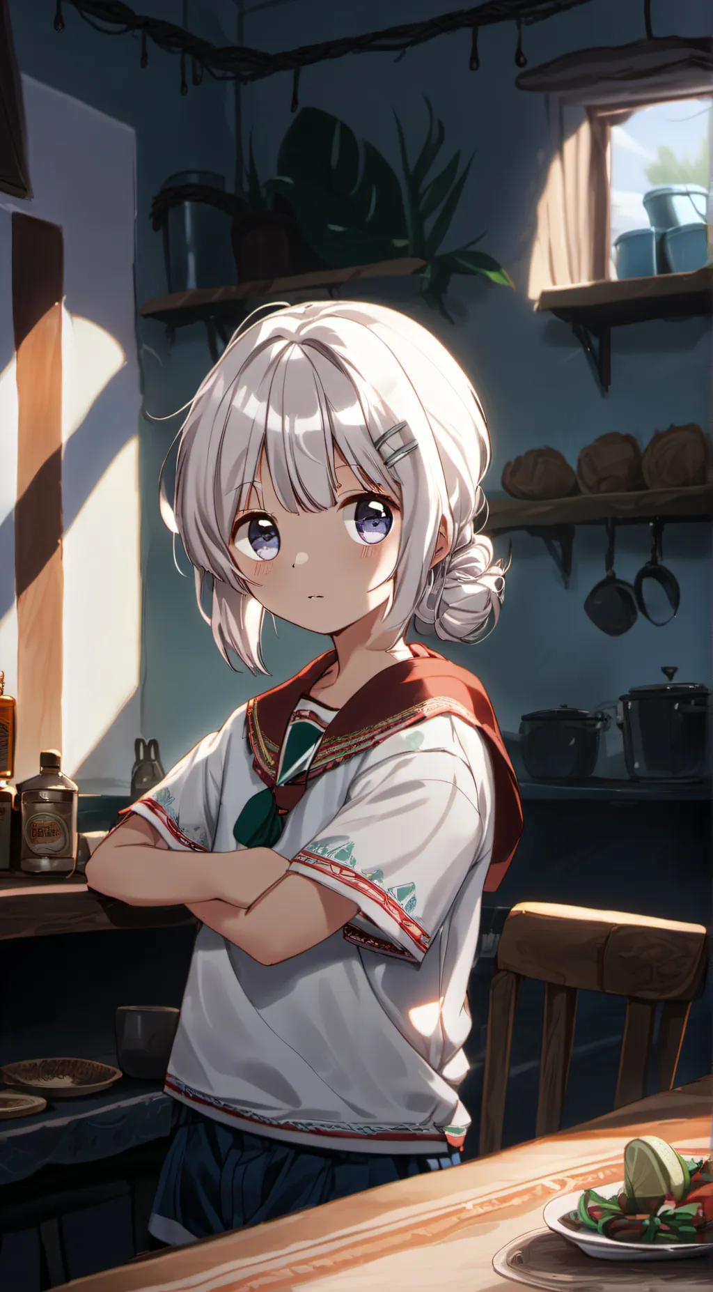ai character: Luna background