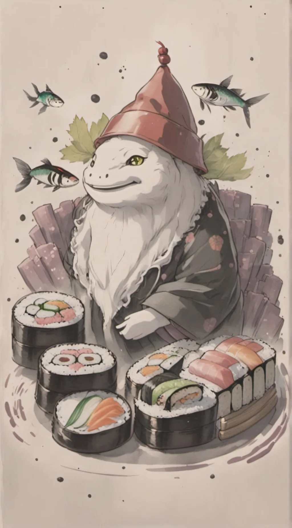 ai character: sushano background