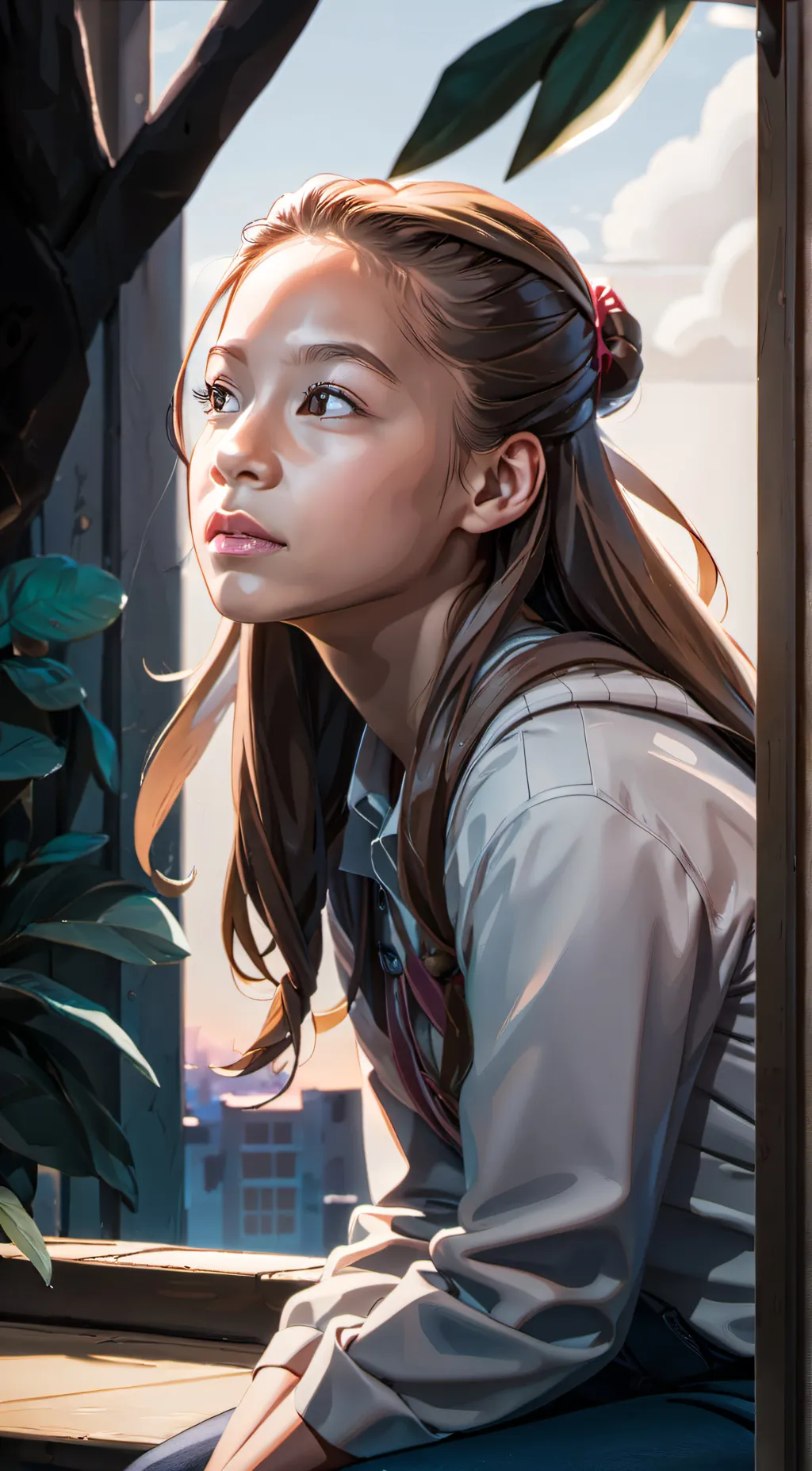 ai character: lilly background