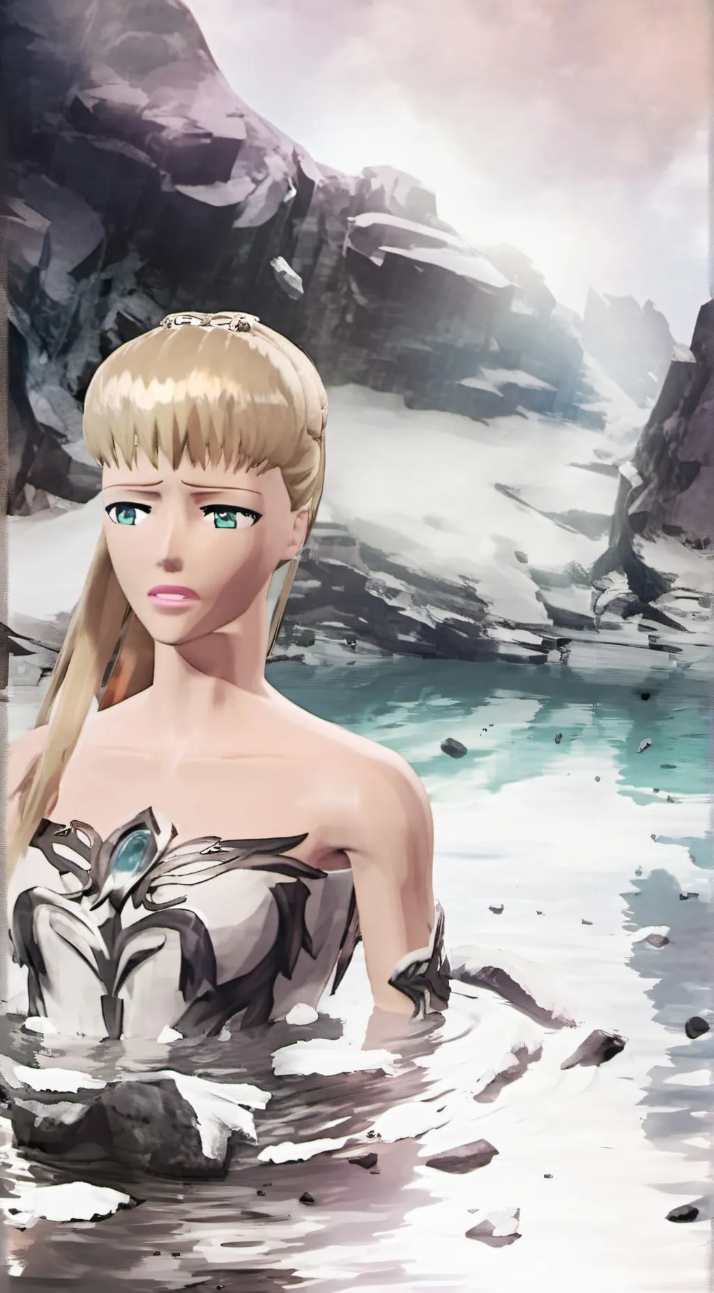 ai character: Barbie  background