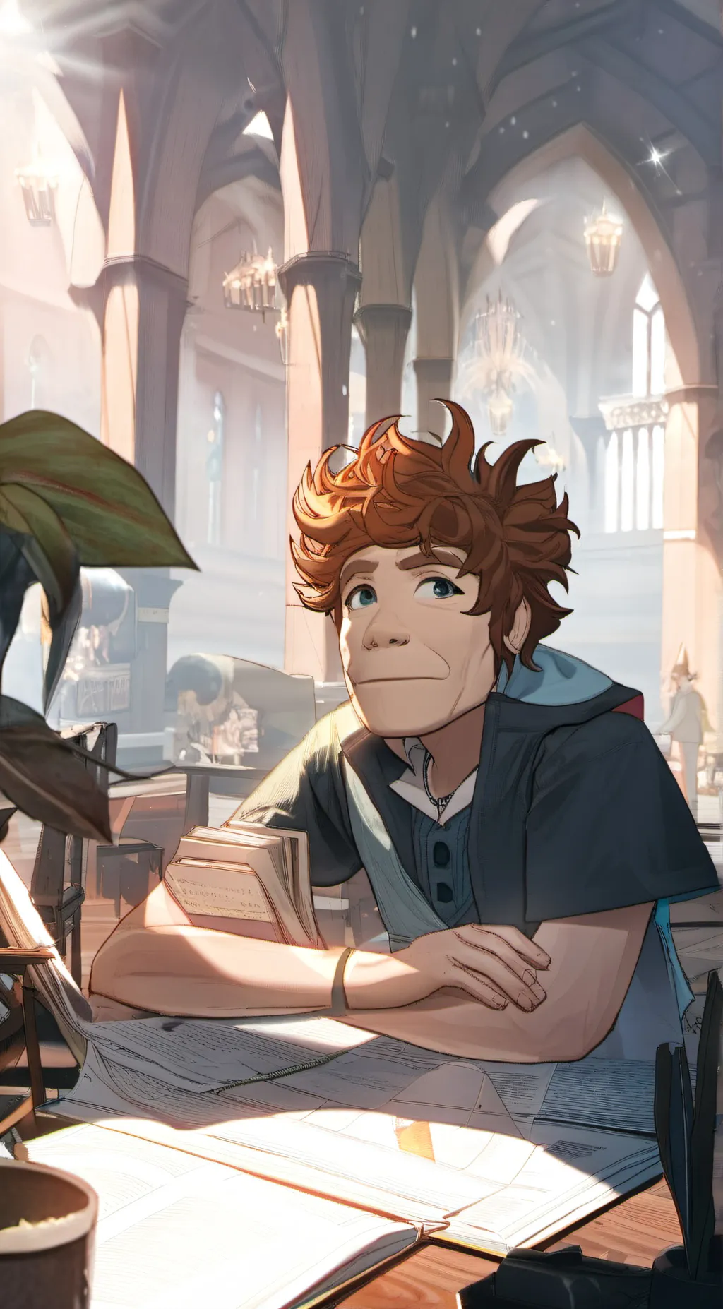 ai character: Michael  background