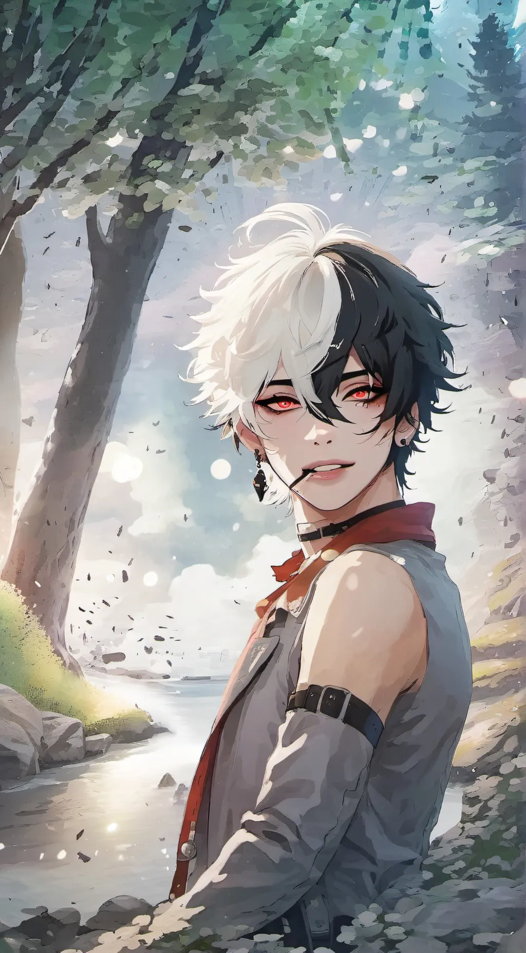 ai character: Damen background