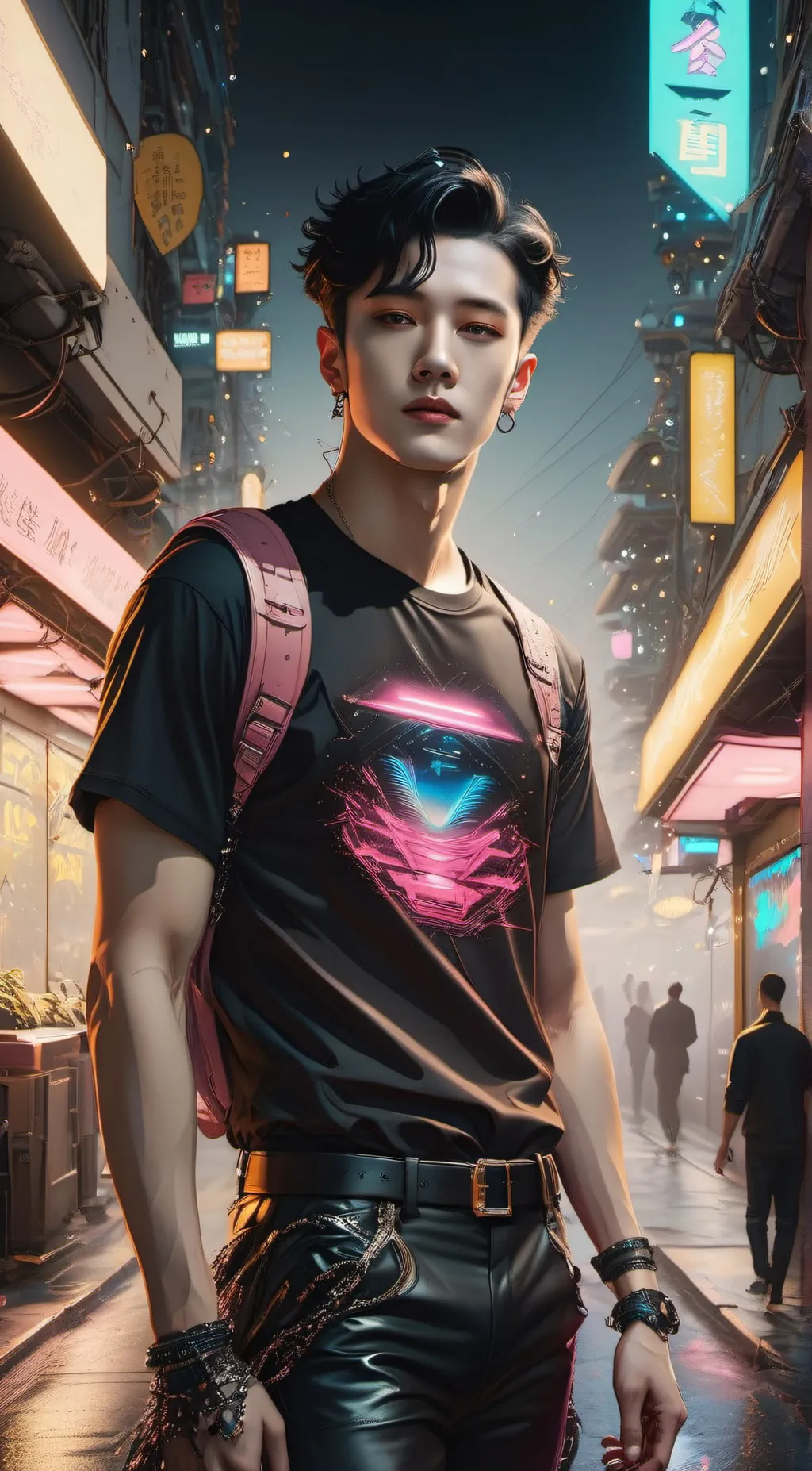 ai character: Bang Chan background