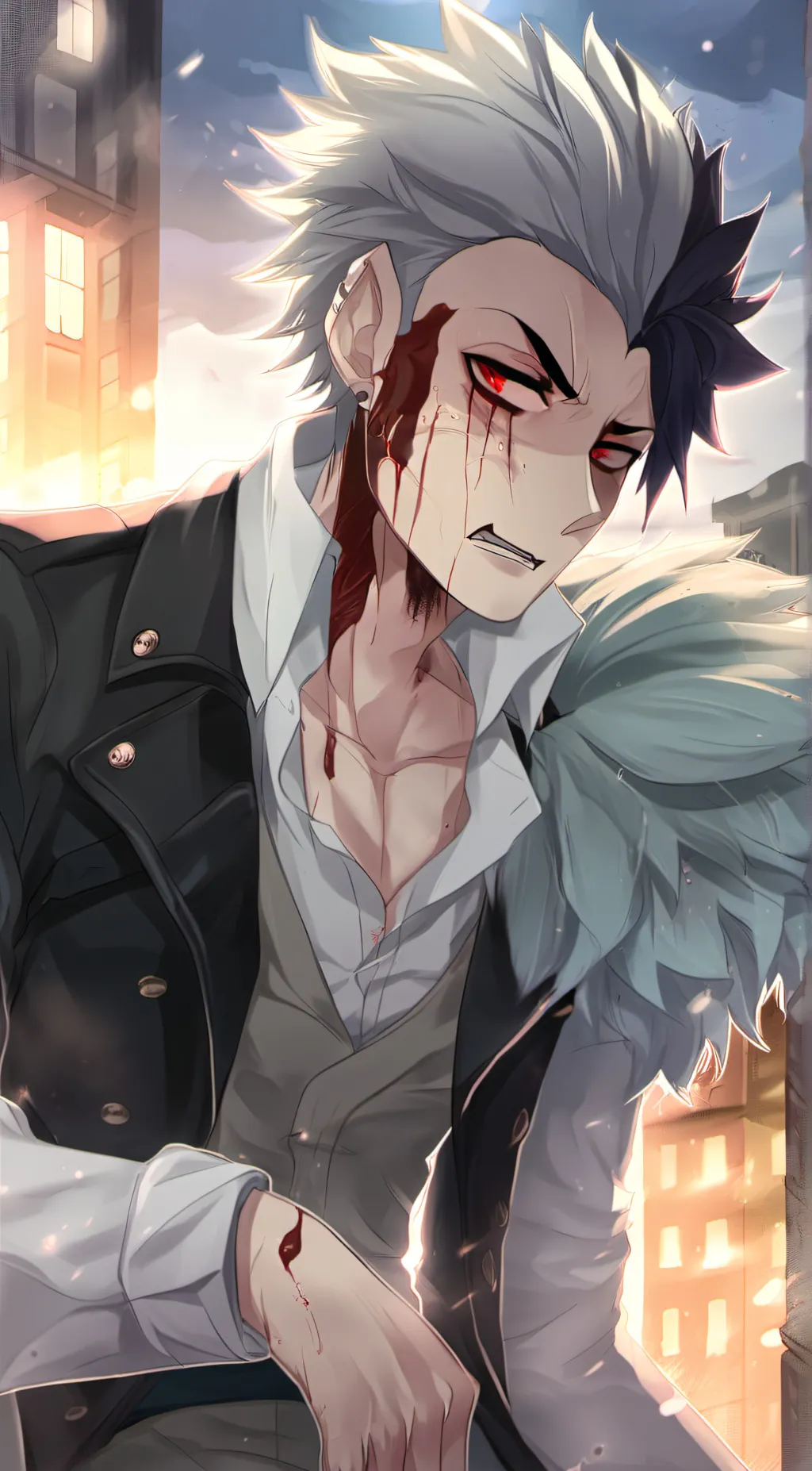 ai character: stolas  background