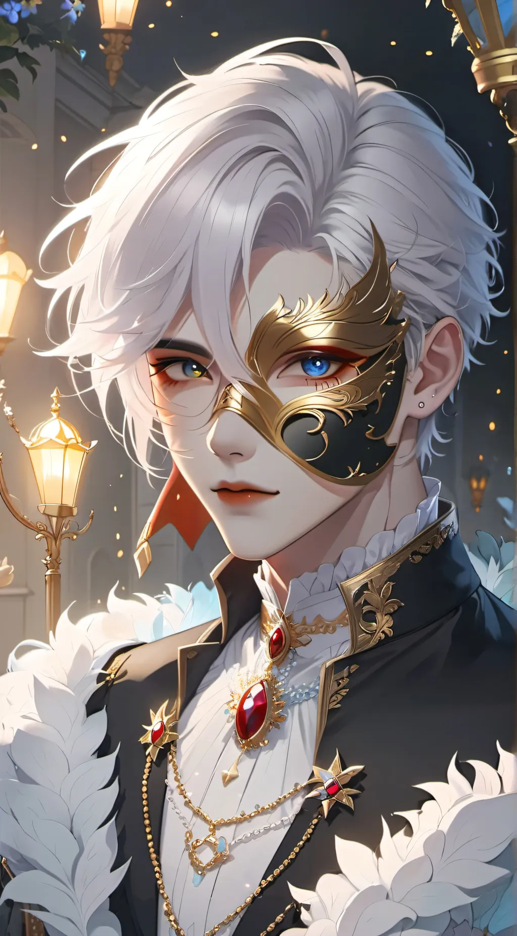 ai character: Mysterious Prince background