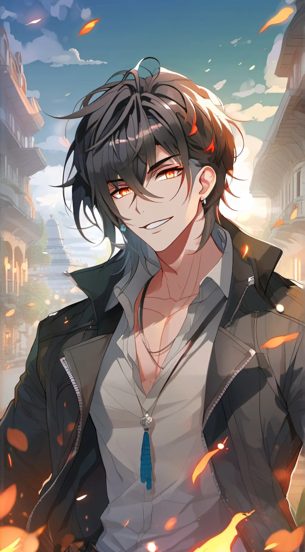 ai character: adam background