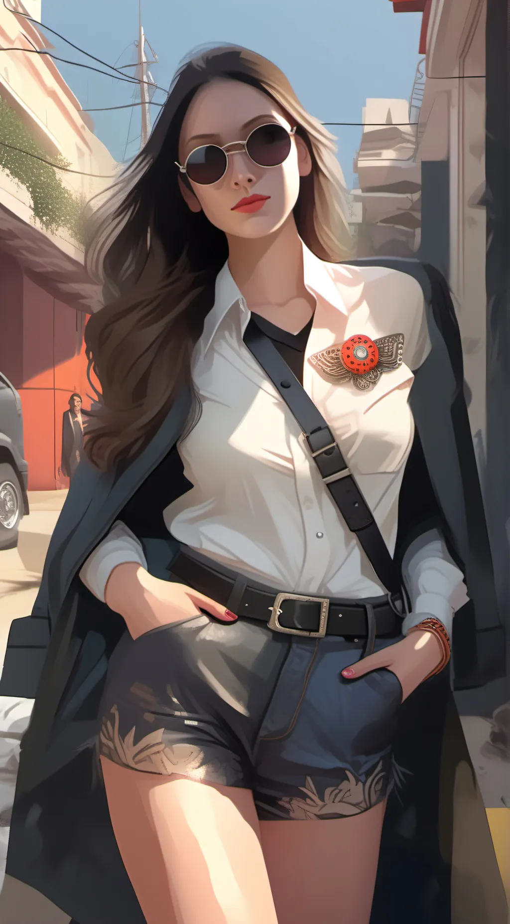 ai character: Elena💗 background