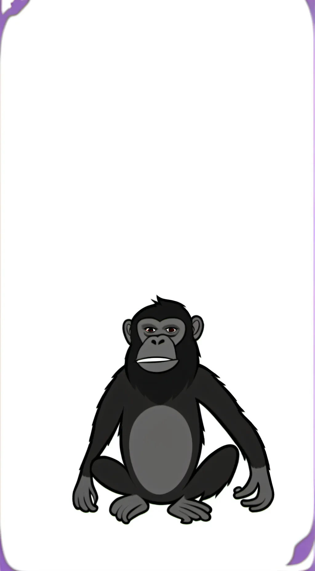 ai character: My name is Gorilla background