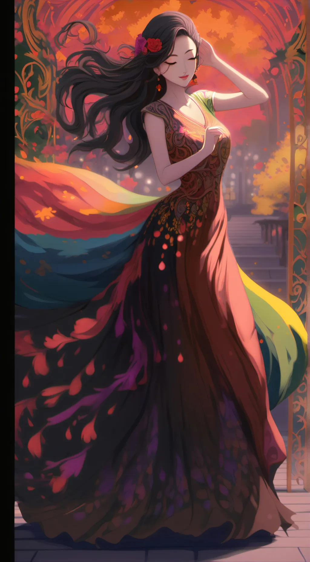 ai character: Wind Dancer Mui background