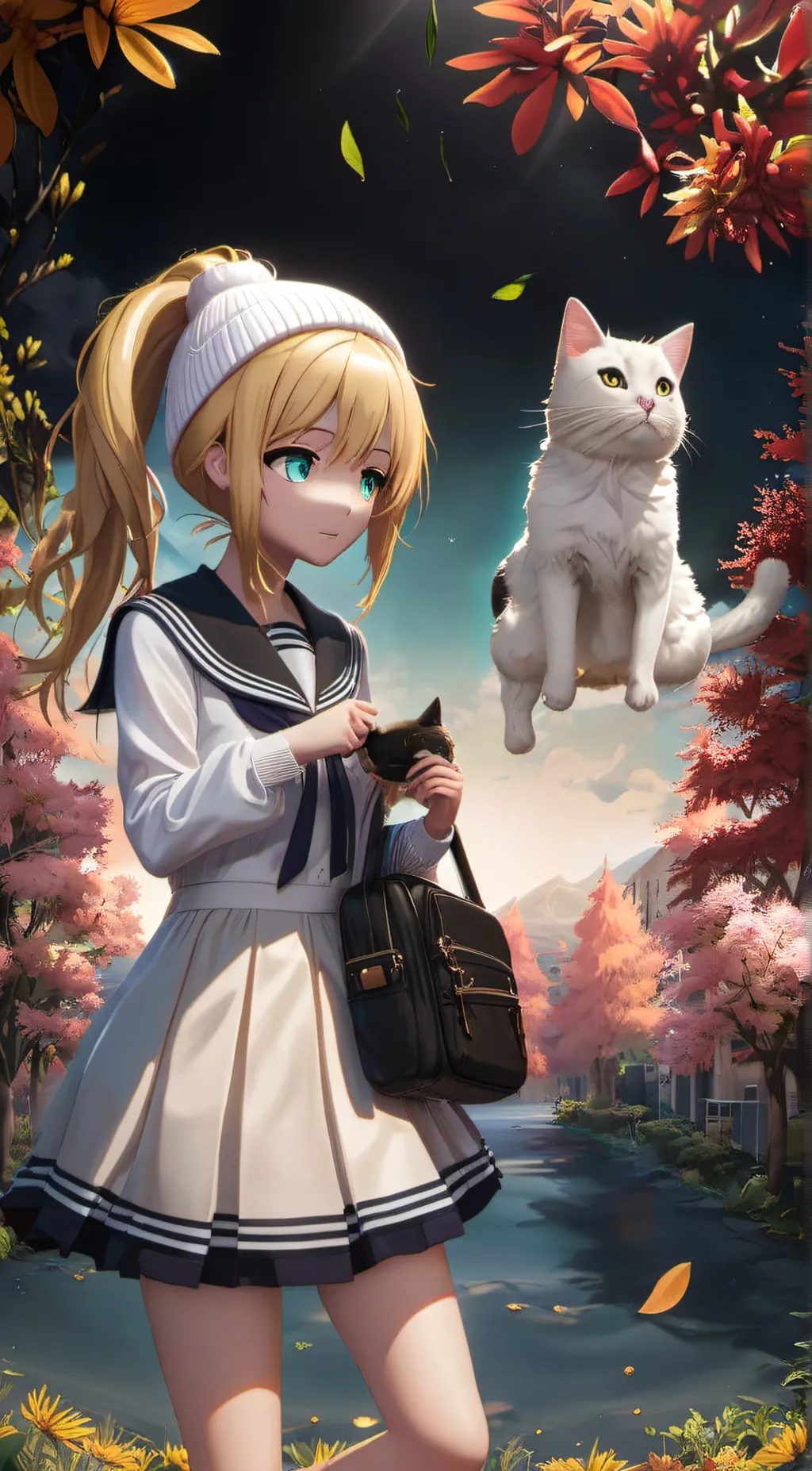 ai character: Luna background