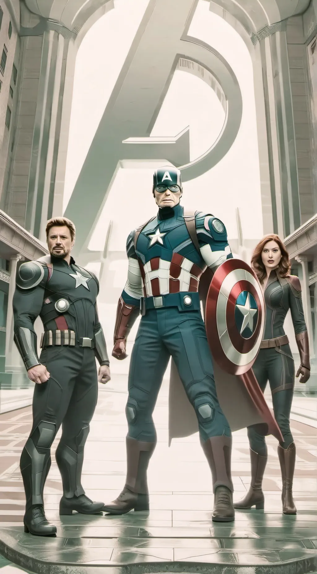 ai character: Avengers background