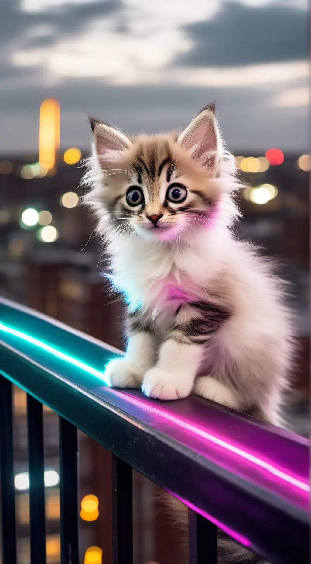 ai character: da cutest cat ever background