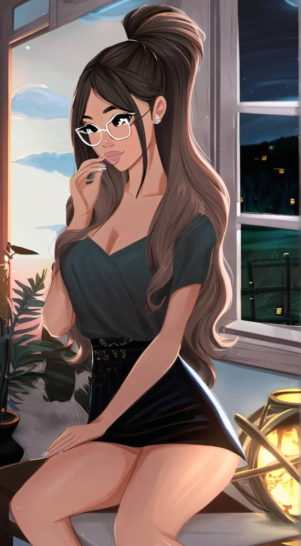 ai character: Rosie  background