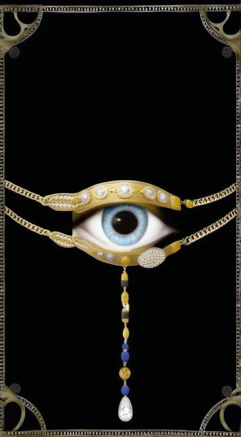 ai character: millenniumnecklace background