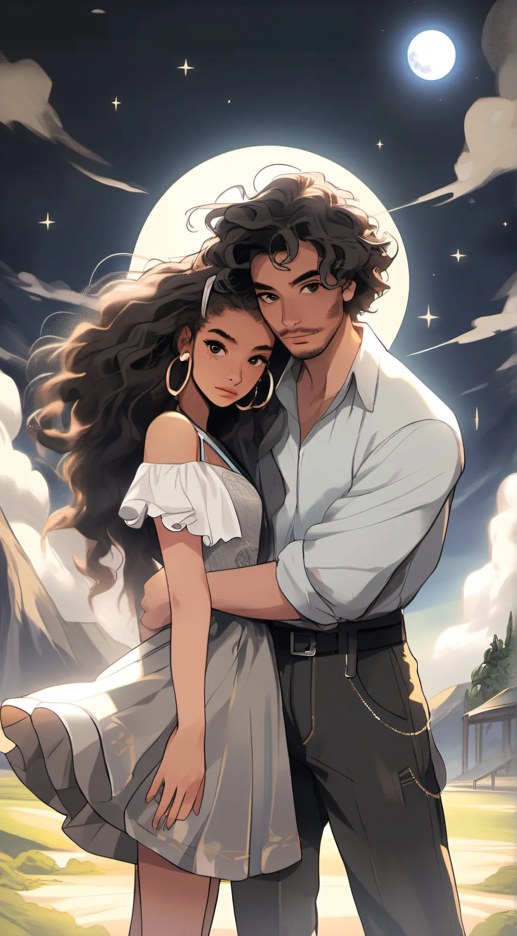 ai character: luna background