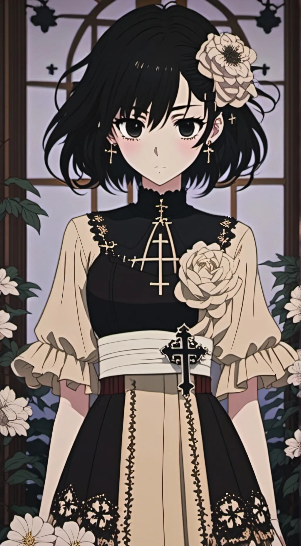 ai character: Akari  background