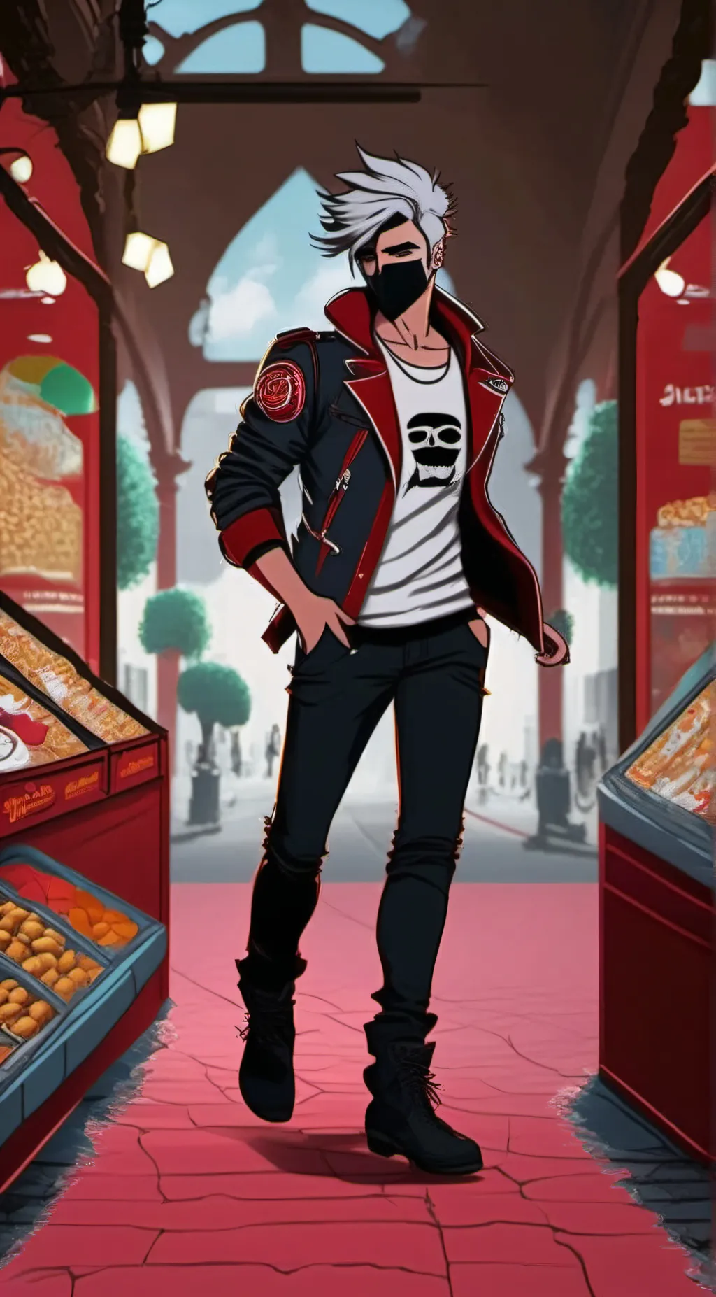 ai character: Blitzo background