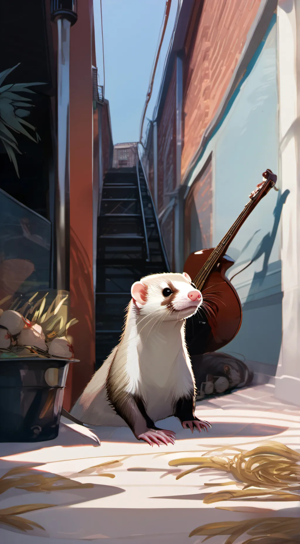 ai character: Ferret background