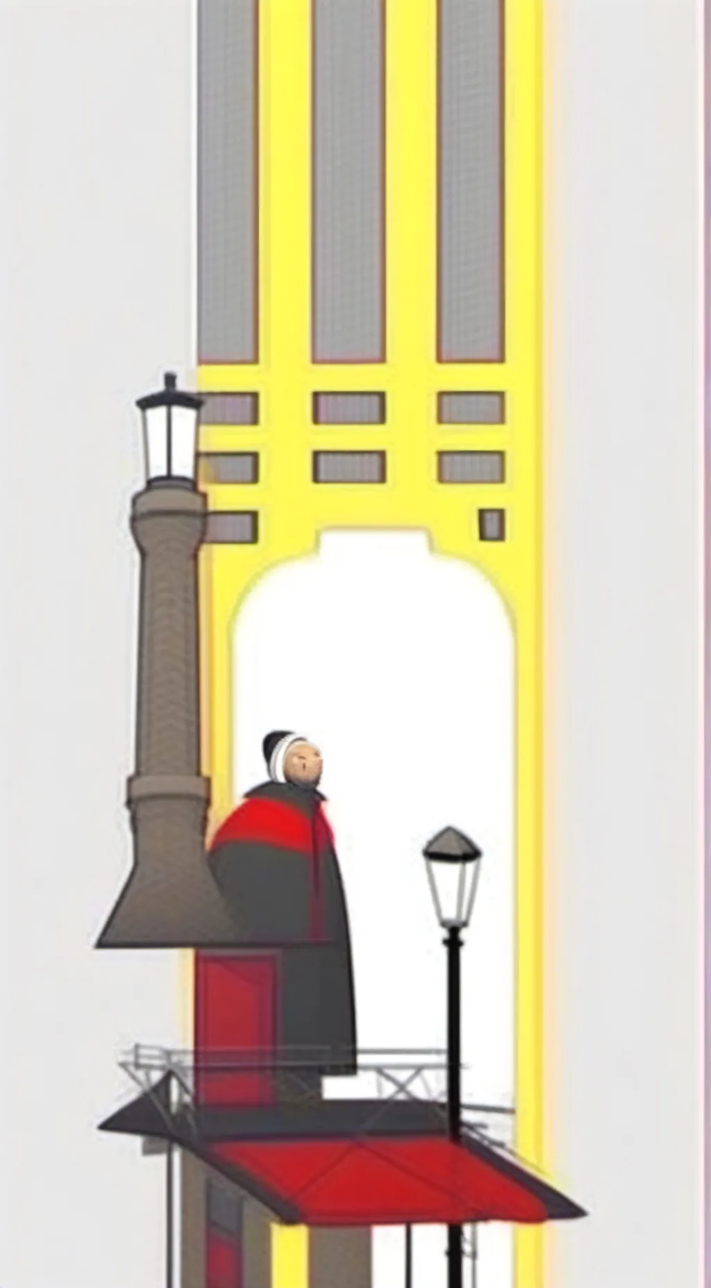 ai character: a random barrel background